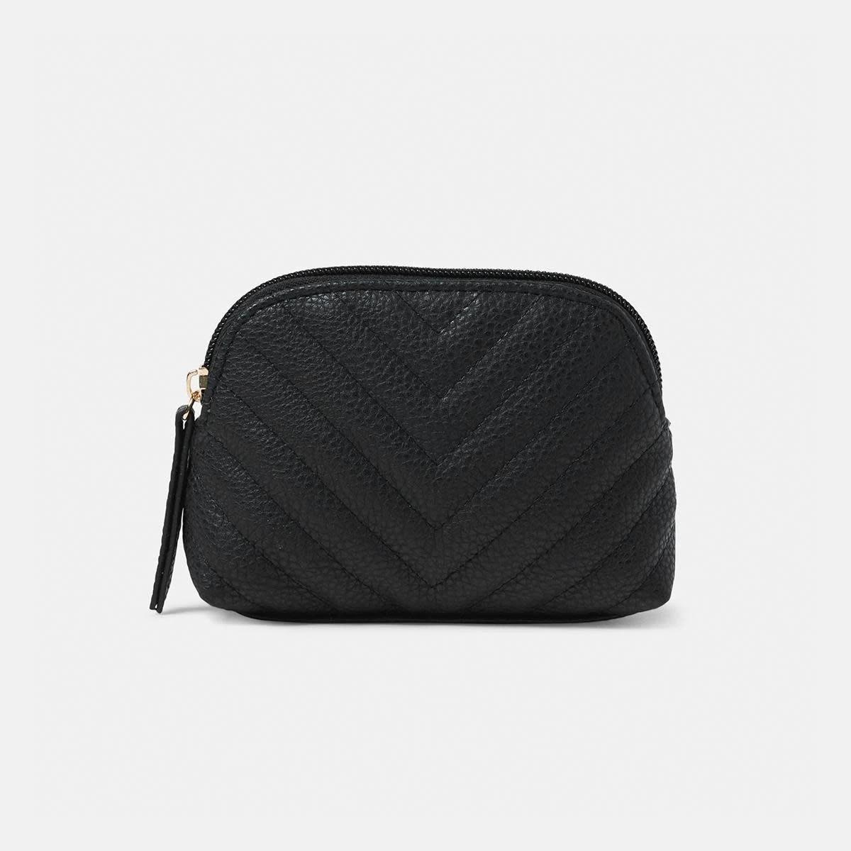 1 Charlie Quilted Purse Black, 1 of 4