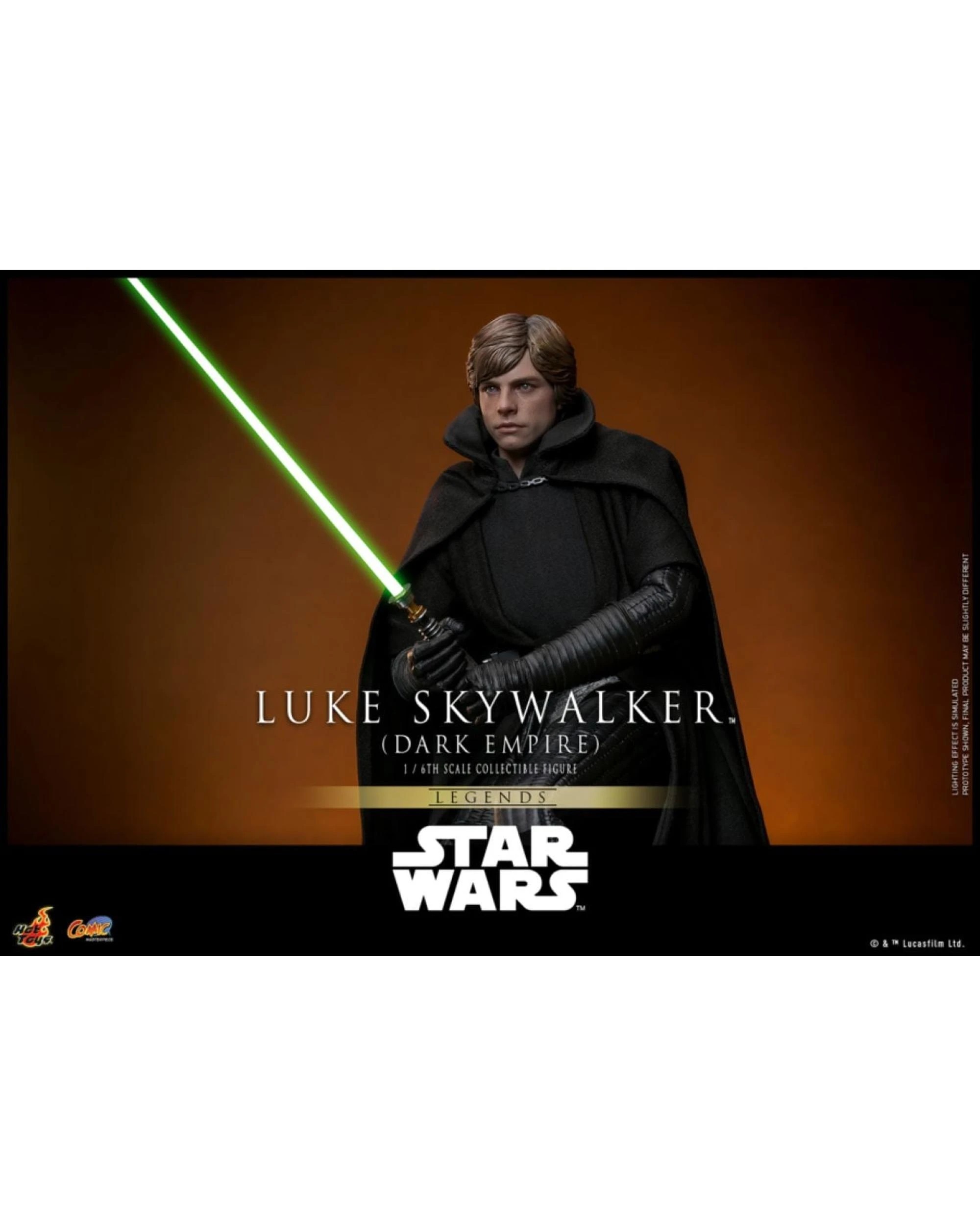 10 Hot Toys Star Wars Legends Luke Skywalker Dark Empire 1:6 Scale Action Figure, 10 of 10