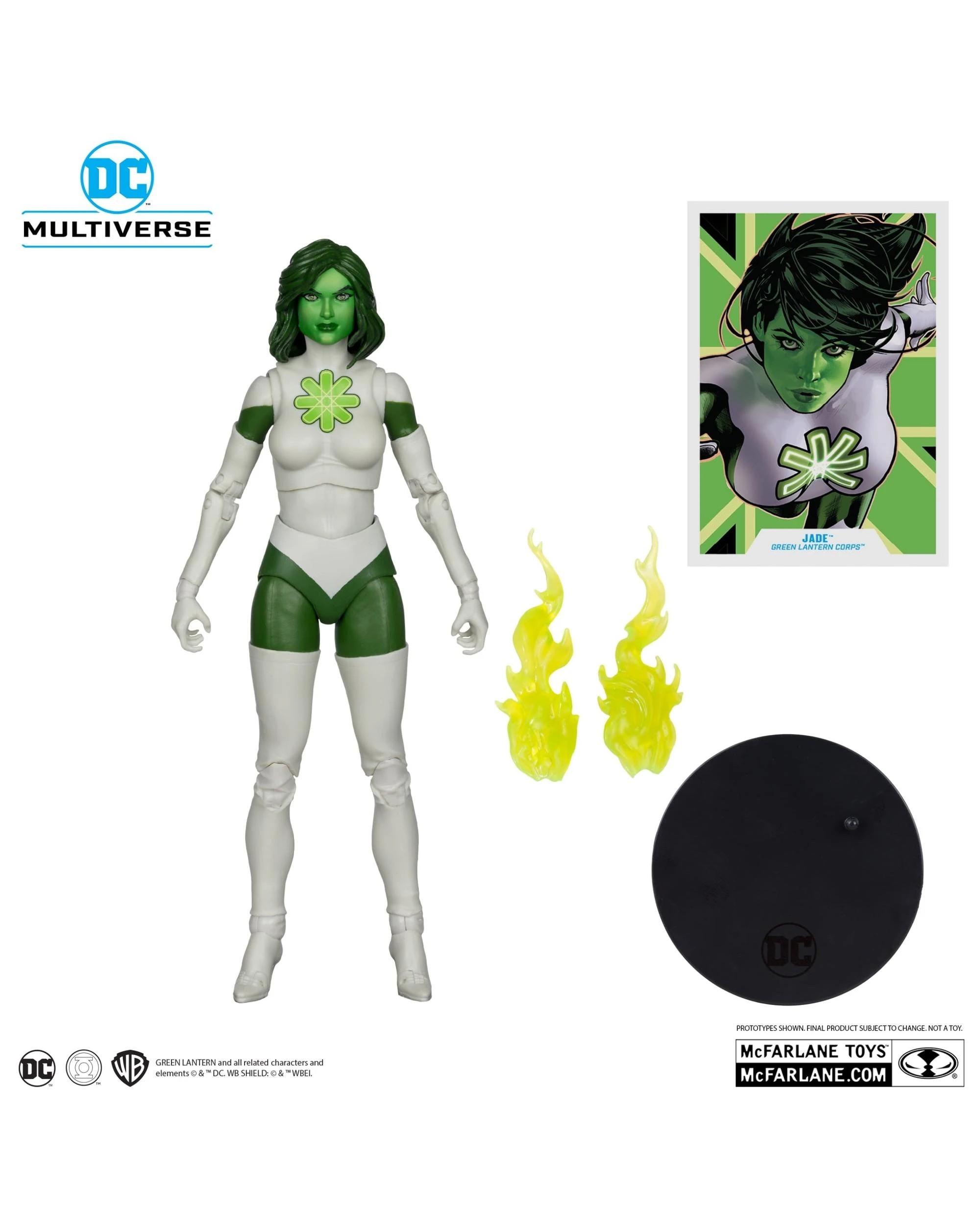 2 DC Multiverse Green Lantern Corps Jade Red Platinum Edition 7 inch Action Figure, 2 of 9