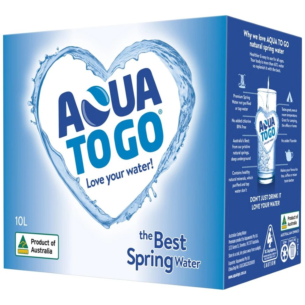 1 Aqua To Go 10L Bag in a Box, 1 of 4