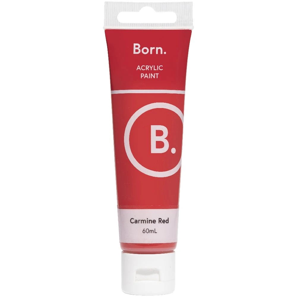 2 Born Acrylic Paint 60mL Carmine Red, 2 of 3