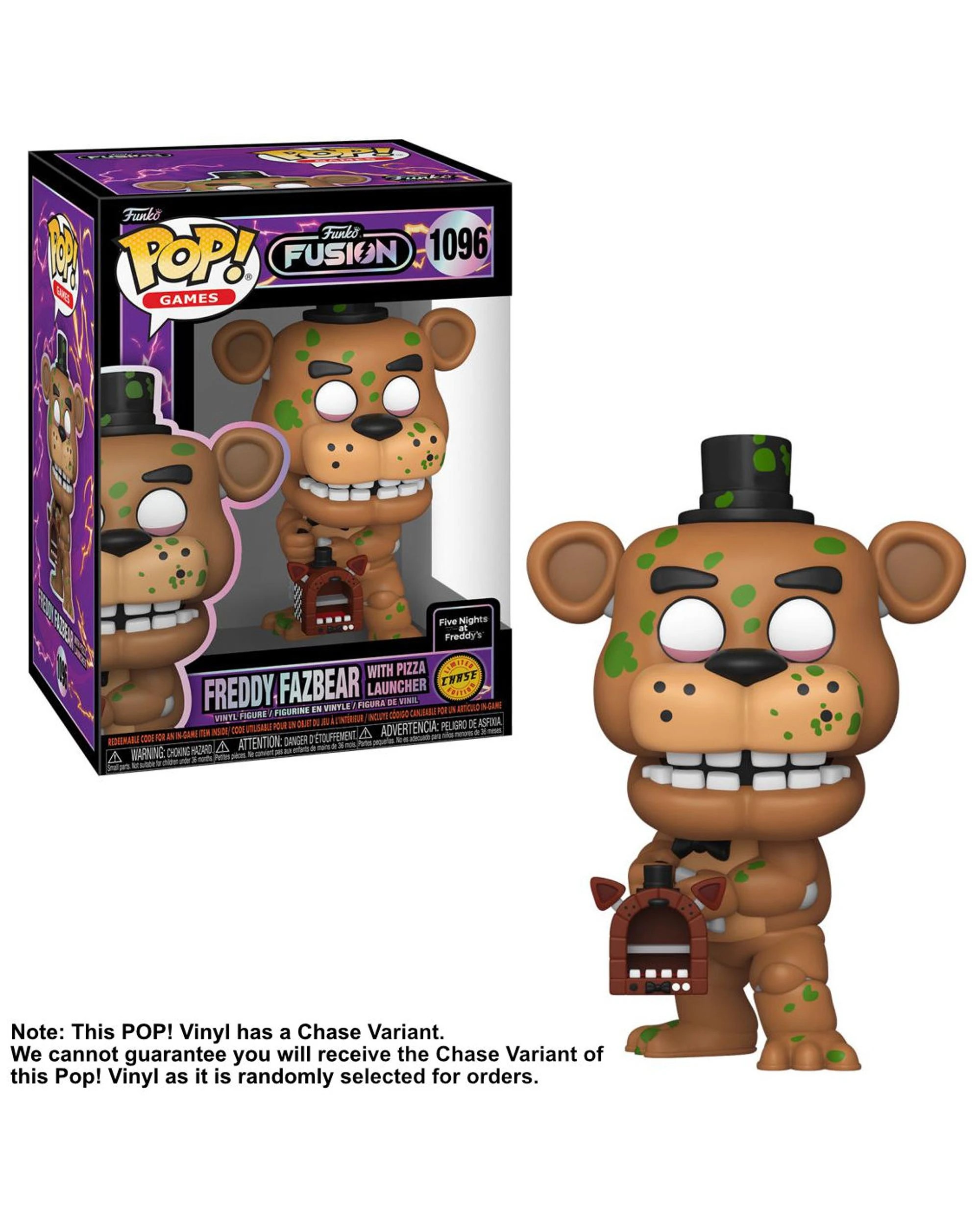 4 Funko Fusion Freddy Fazbear with Pizza Launcher Funko POP! Vinyl, 4 of 6