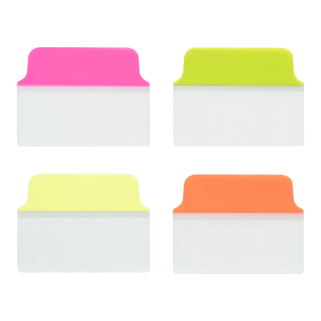 2 J.Burrows Tabs 51x38mm Neon Assorted 4 Pack, 2 of 3