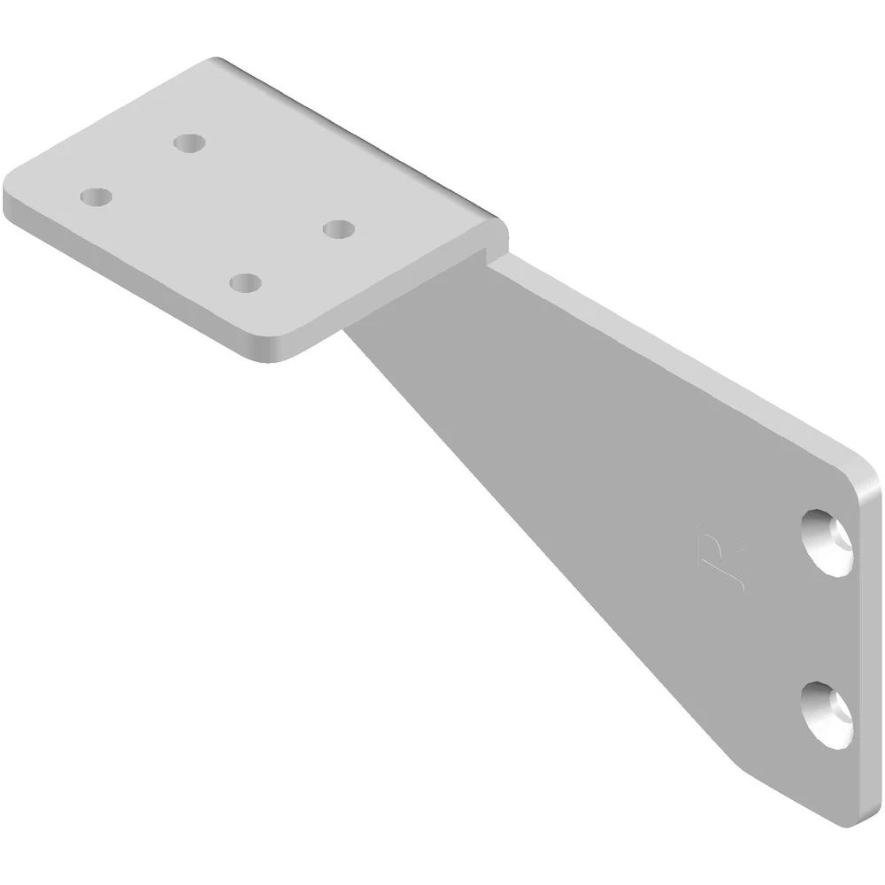 2 Desk Mount Brackets White Office Furnishing Accessories Workspace Screens and Partitions, 2 of 2