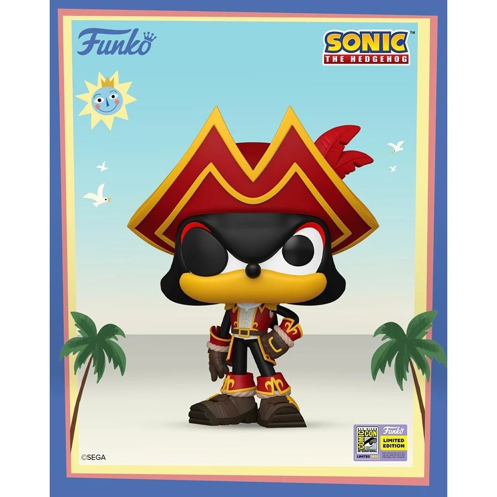 3 Sonic the Hedgehog - Pirate Shadow SDCC 2025 Pop! Vinyl Figure, 3 of 3