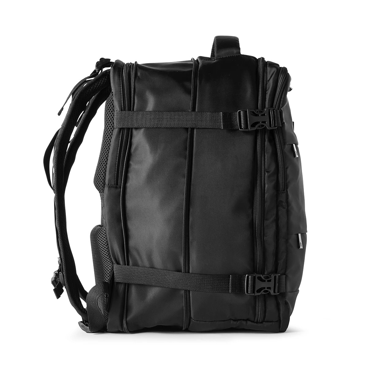 8 Expandable Travel Backpack - Black, 8 of 10
