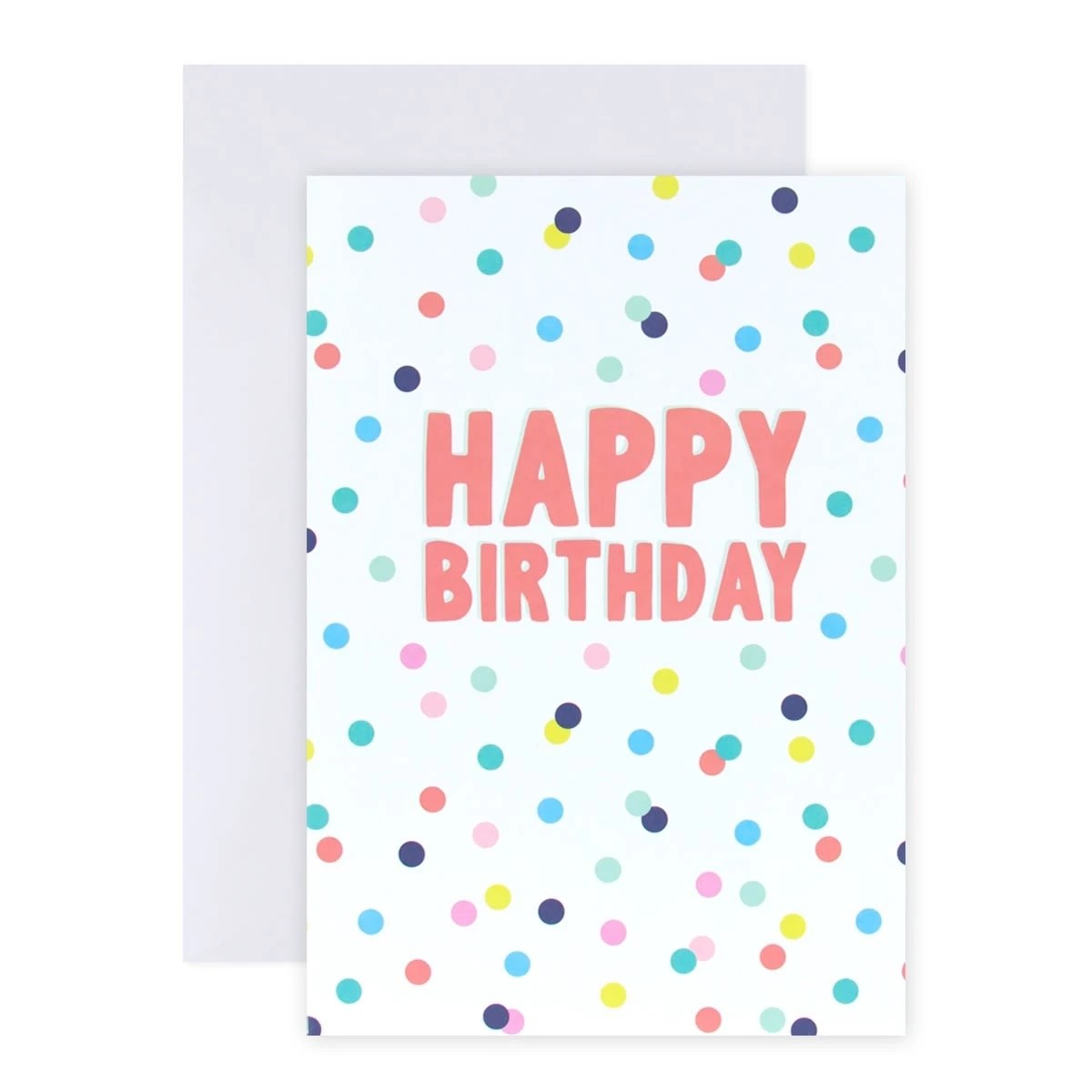 1 Connections from Hallmark Birthday Card - Colourful Confetti, 1 of 3