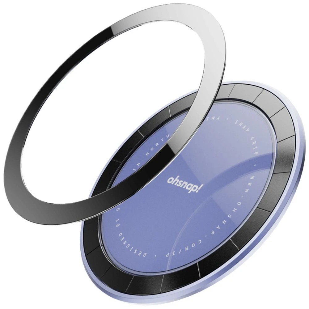 7 OhSnap! Snap 5 Magnetic Phone Grip Orchid Slap, 7 of 7