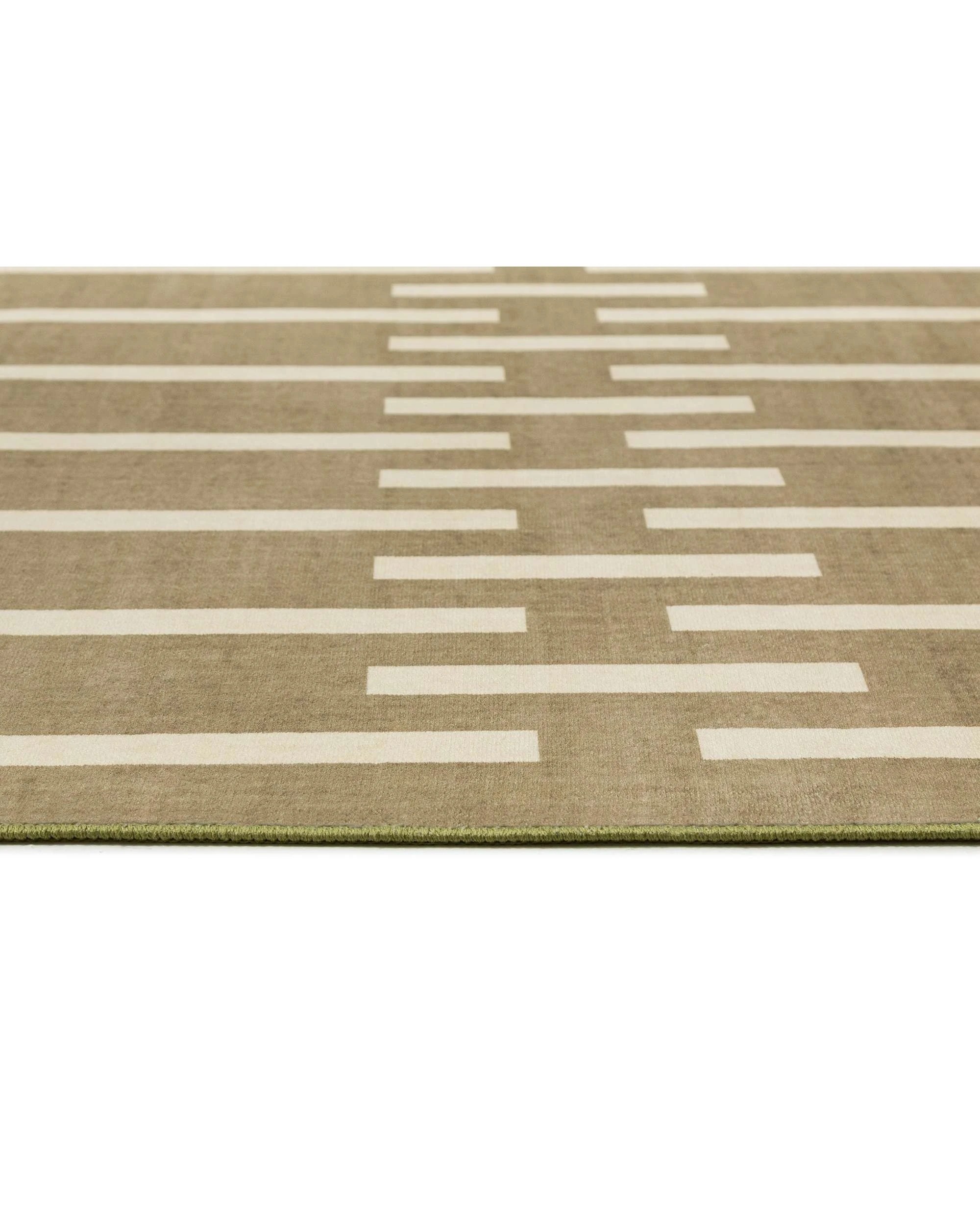 6 Loopsie Brentwood Printed Washable Rug-220cm x 150cm - Green, 6 of 8