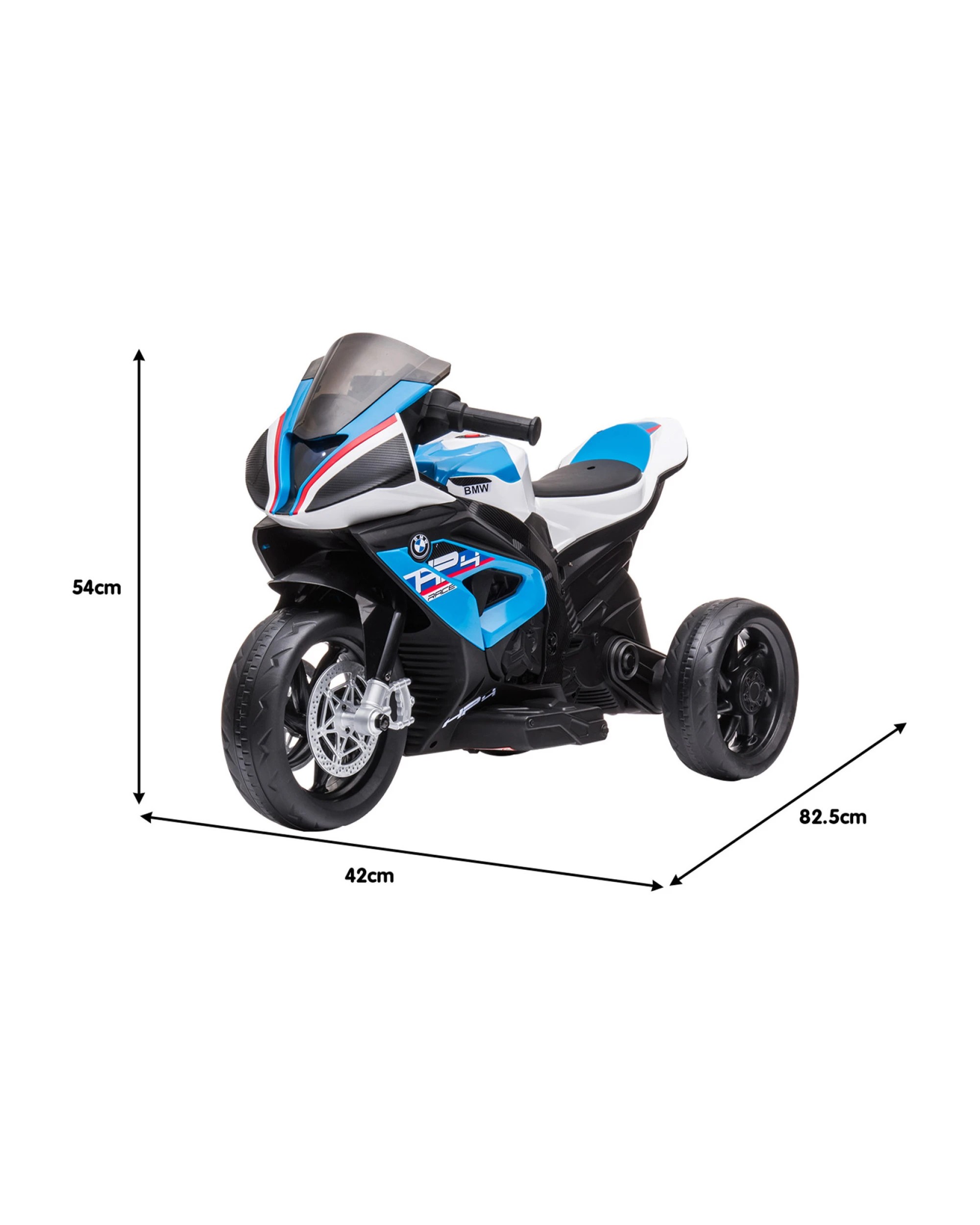 10 Kahuna BMW HP4 Race Kids Toy Electric Ride On Motorcycle - Blue, 10 of 10