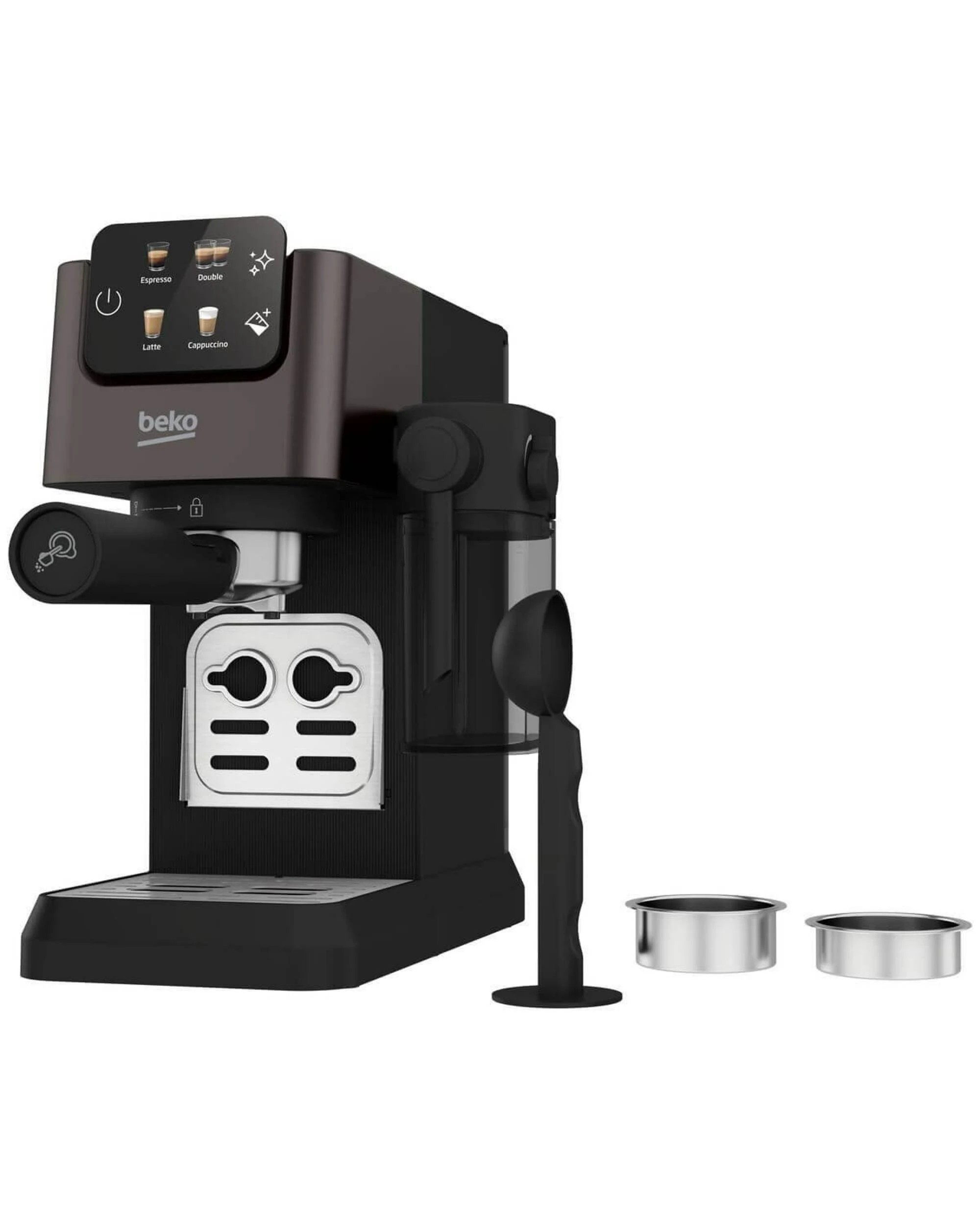 9 Beko CaffeExperto Semi Automatic Espresso Machine with Milk Frother & Cup, 9 of 10
