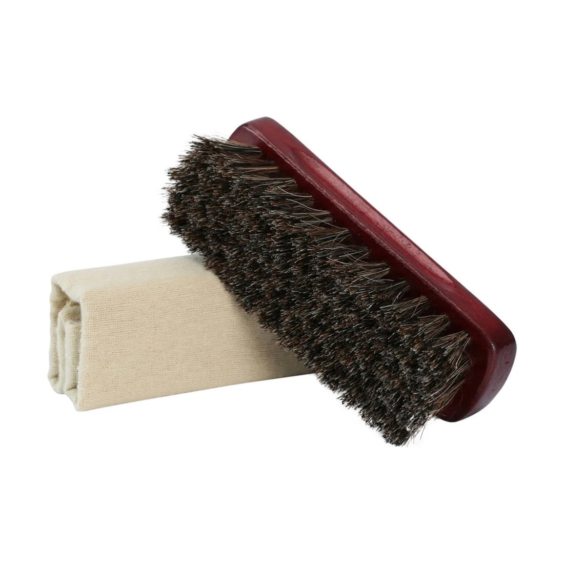3 Footcare Shoe Brush & Polishing Cloth, 3 of 4