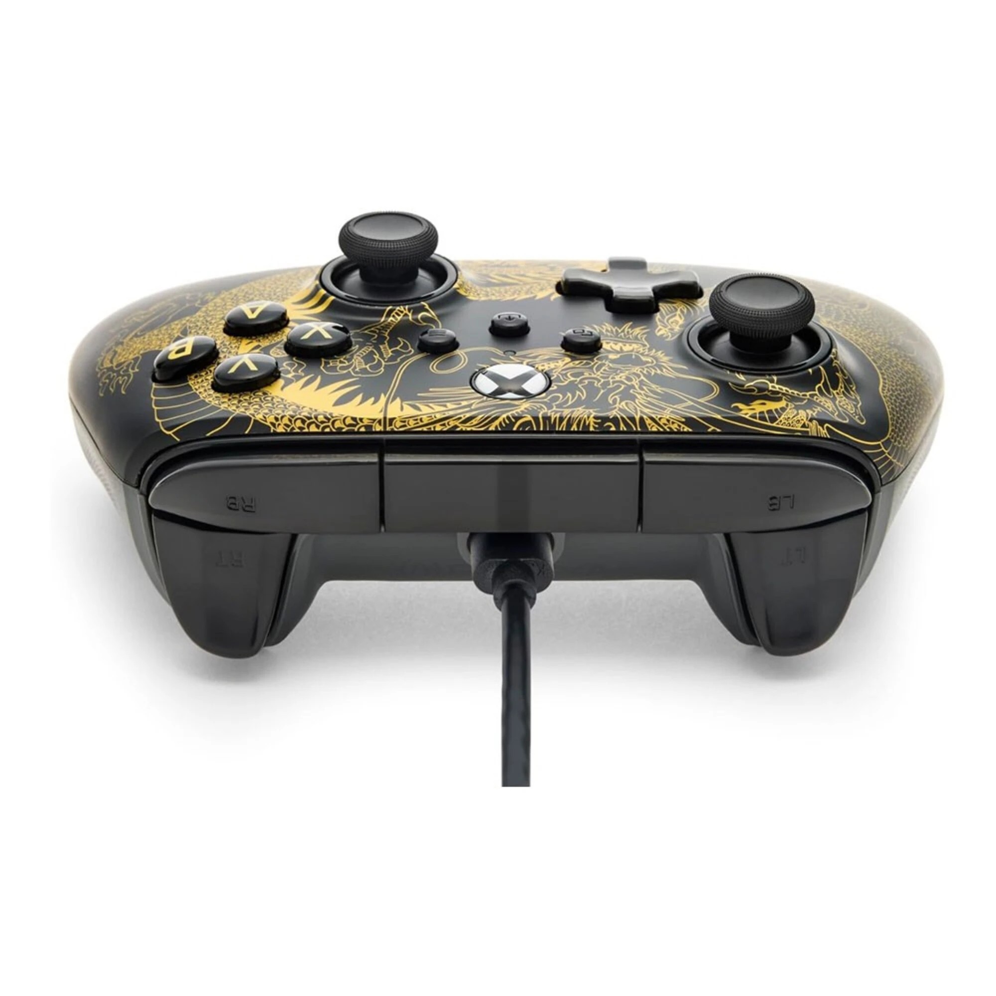4 PowerA - Advantage Wired Controller for Xbox Series X/S - Dragon/Phoenix - Black,Gold, 4 of 5