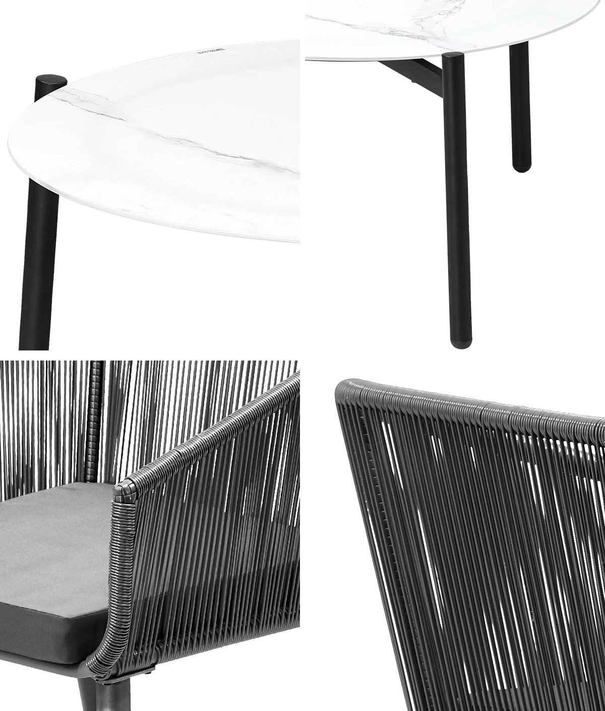 5 Livsip Outdoor Lounge Setting Furniture 3 Piece Patio Set - Multi, 5 of 9