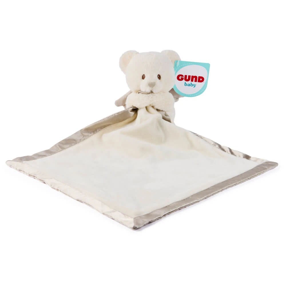 1 GUND - Spiritual Plush, Bear Lovey Comfort Blanket, Birth+ - Beige, 1 of 5