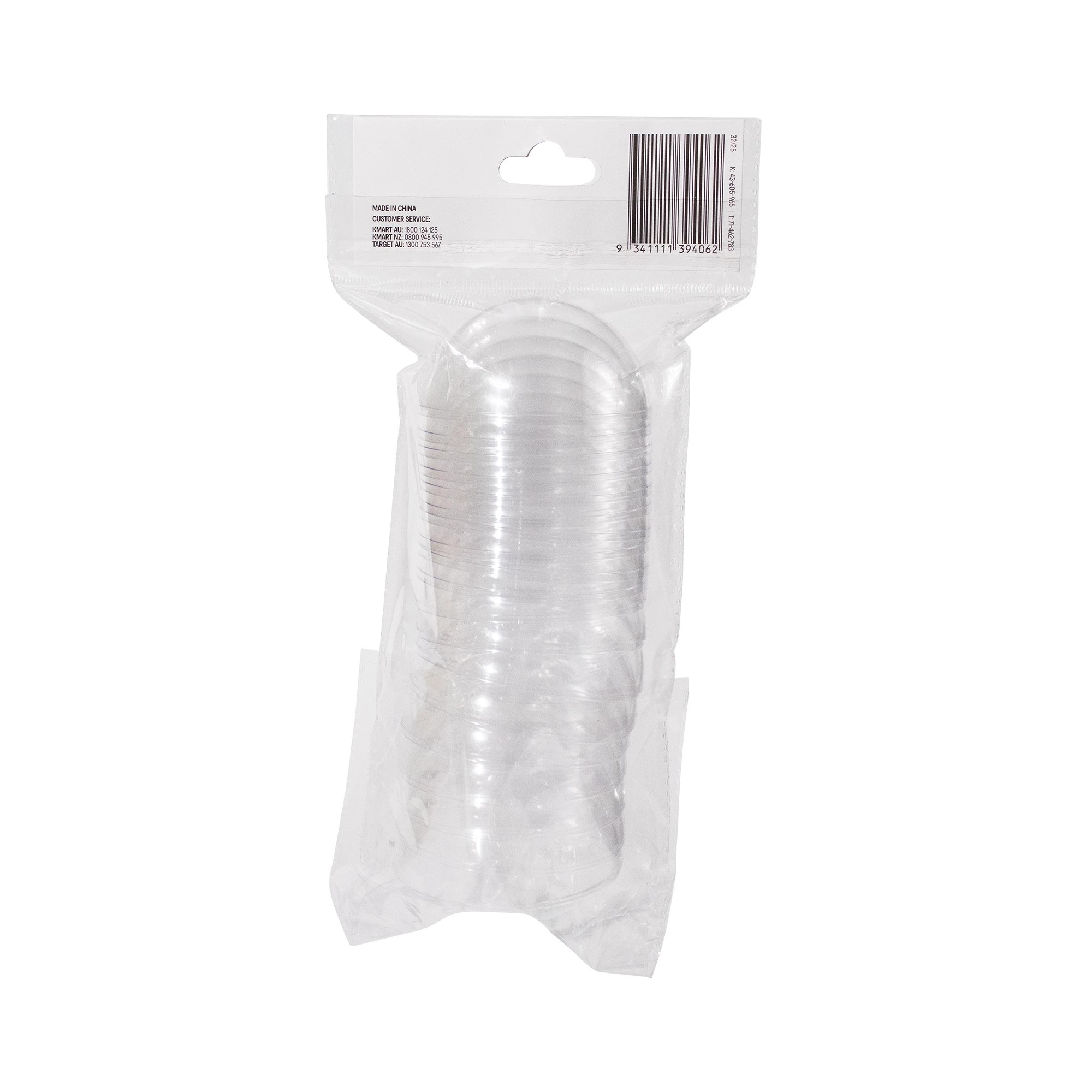4 10 Pack Christmas Craft Fillable Baubles - Round, 4 of 4