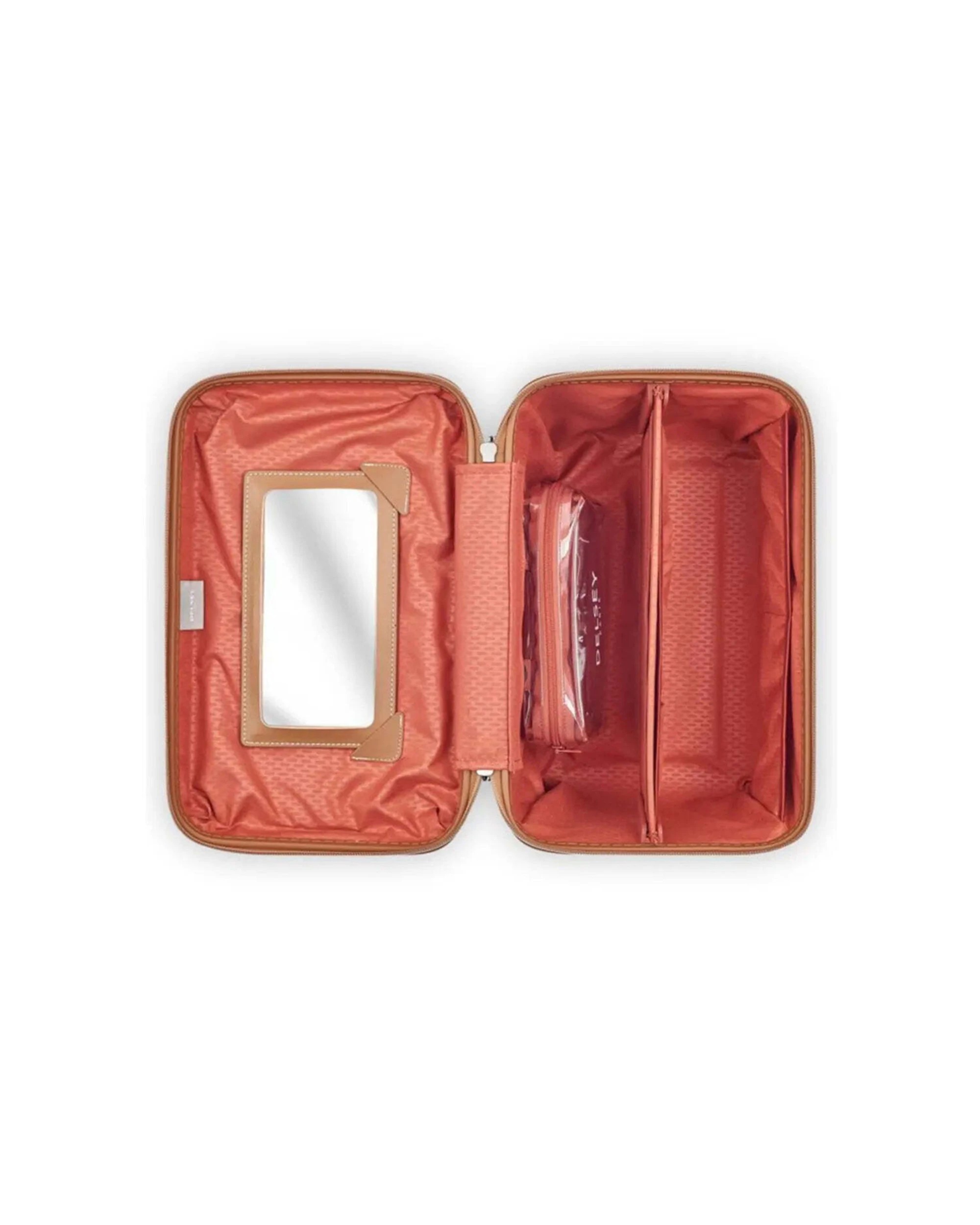 4 Delsey Chatelet Air 2.0 Beauty Case French Designed Classic Styling 1L - Brown, 4 of 5