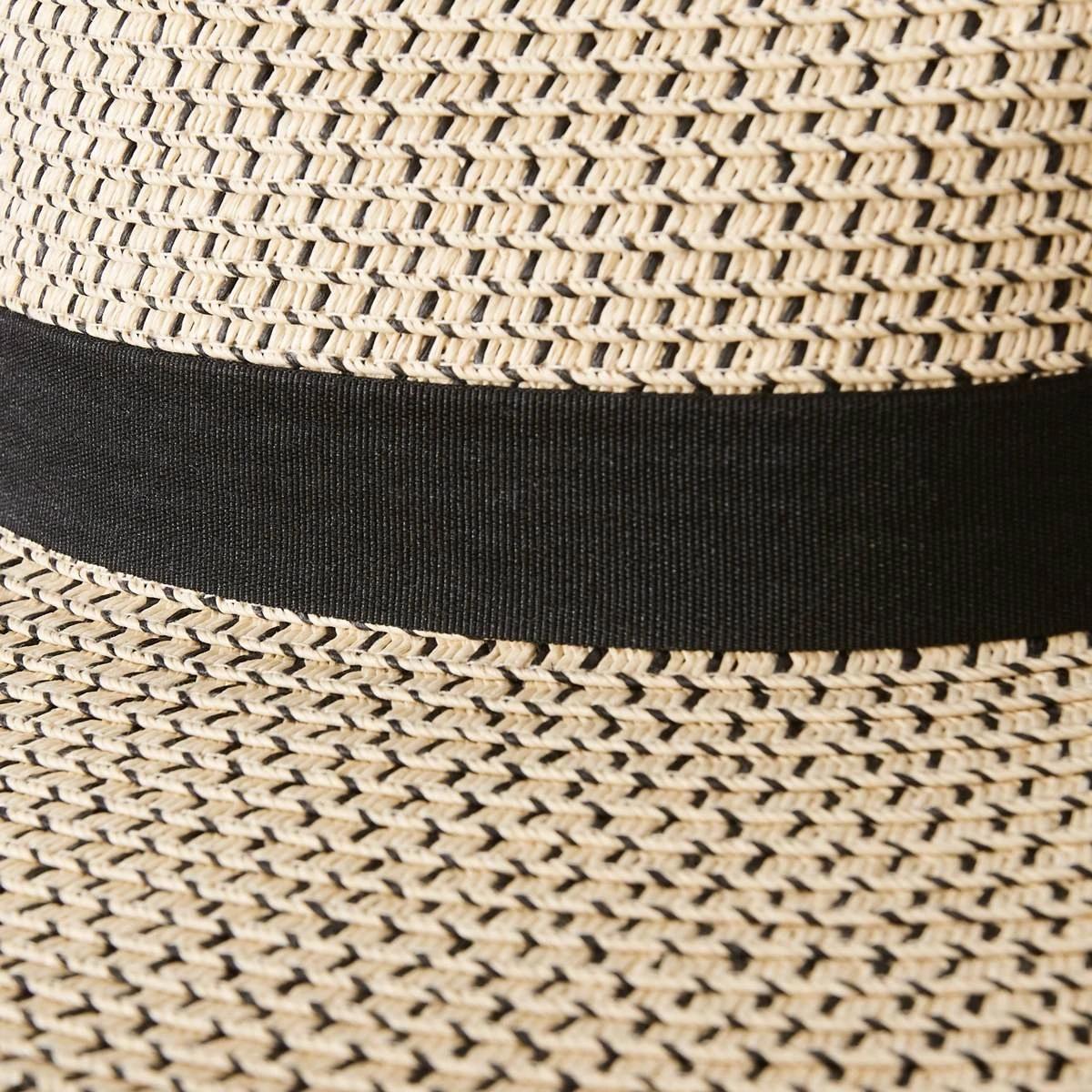 5 Melange Fedora Hat Natural, 5 of 5