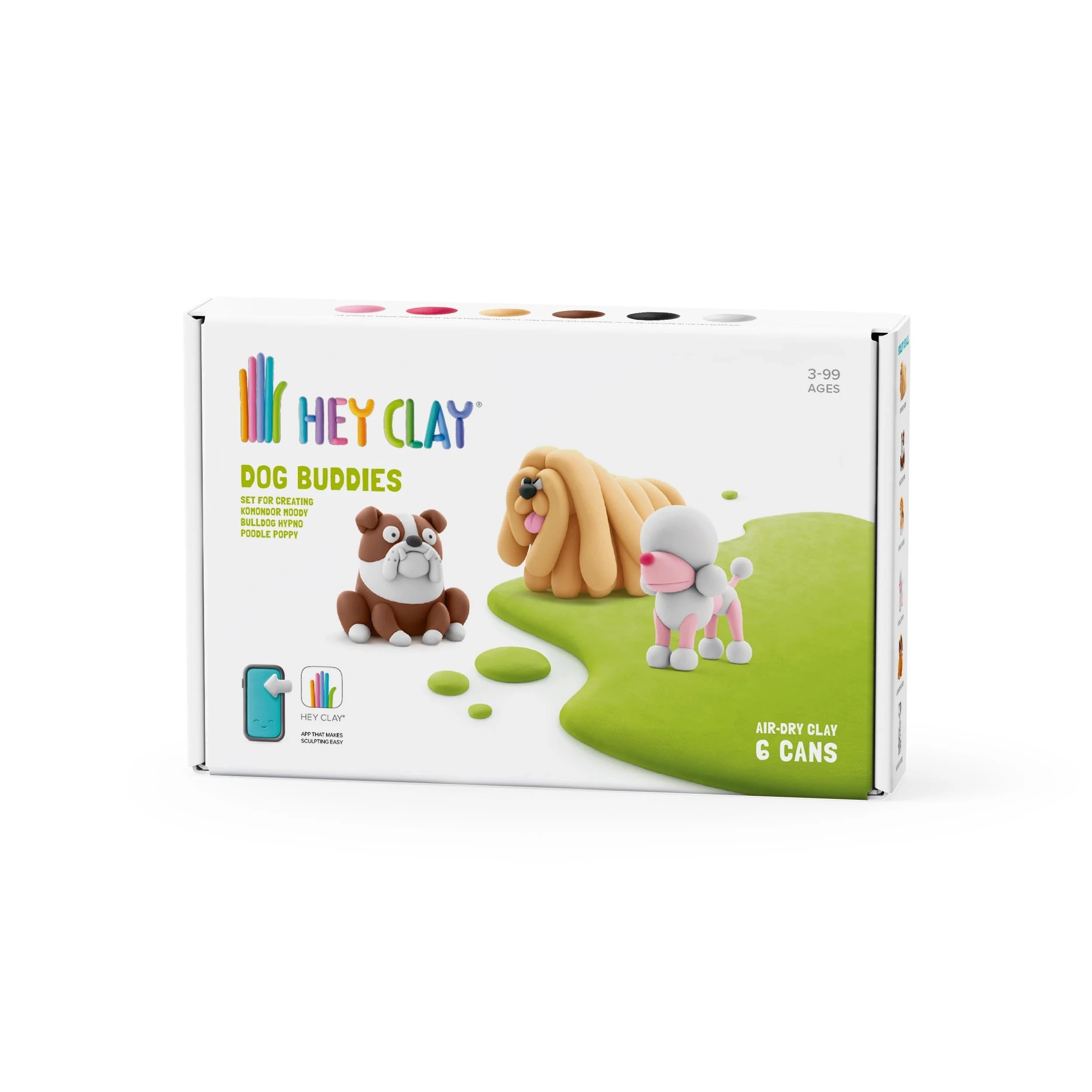 2 Hey Clay Dog Buddies - Multi, 2 of 7