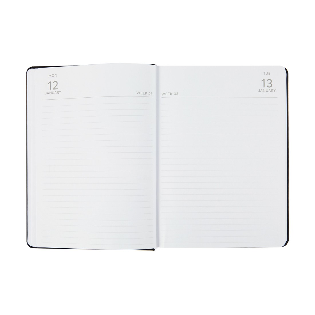 3 2026 Daily Diary - Black, 3 of 8