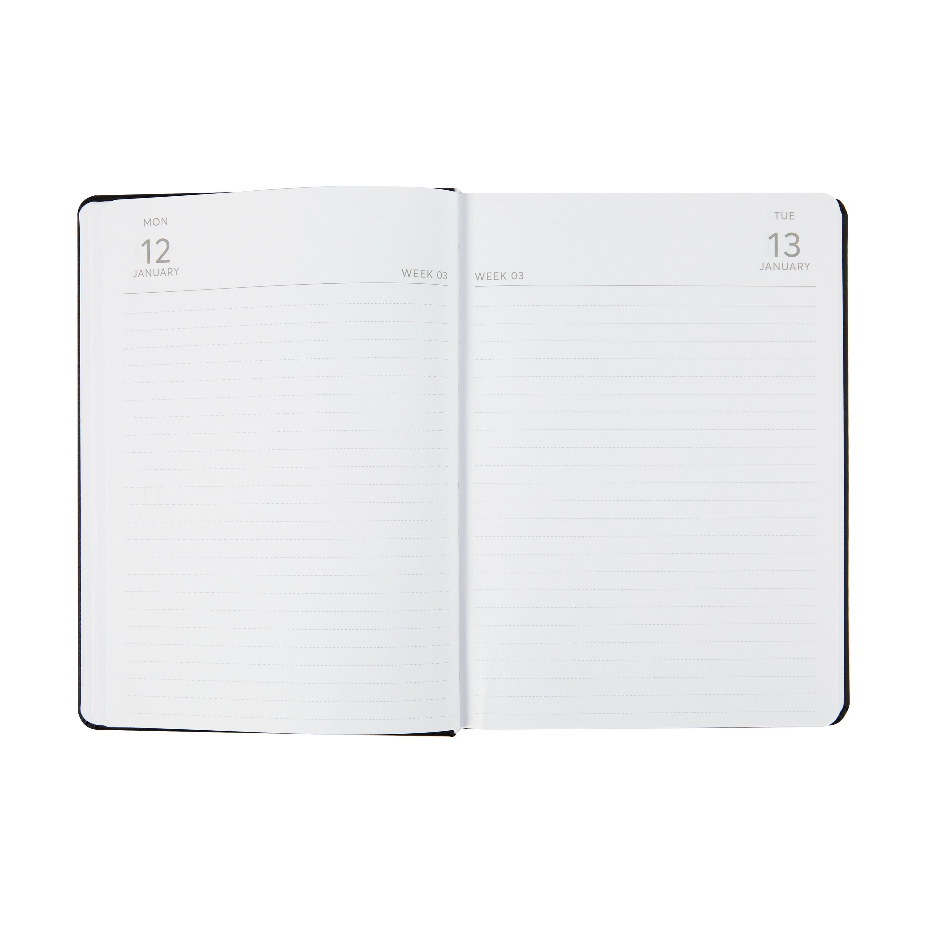 3 2026 Daily Diary - Black, 3 of 8
