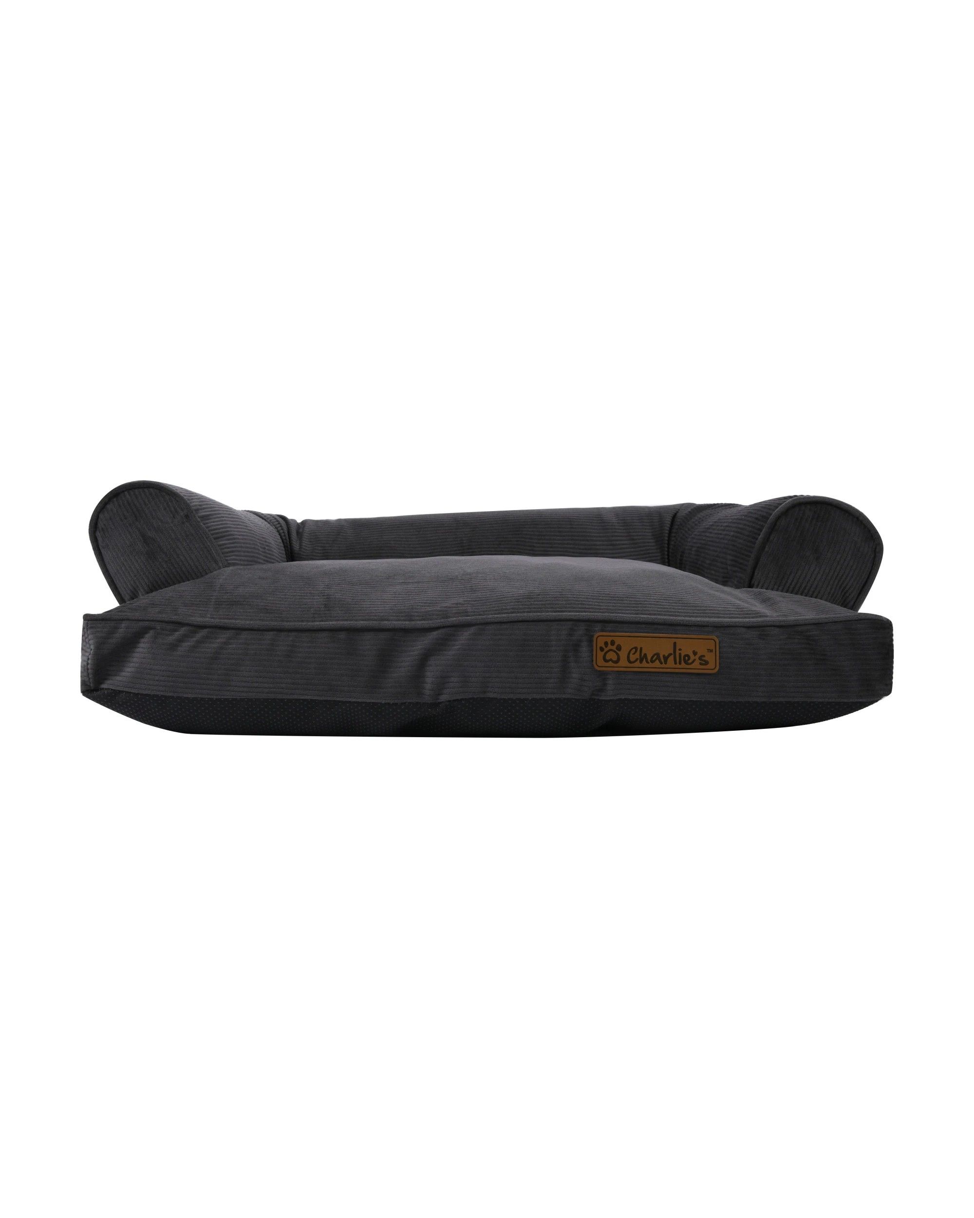 5 Charlie's Corduroy Dog Sofa Bed Large - Charcoal, 5 of 9