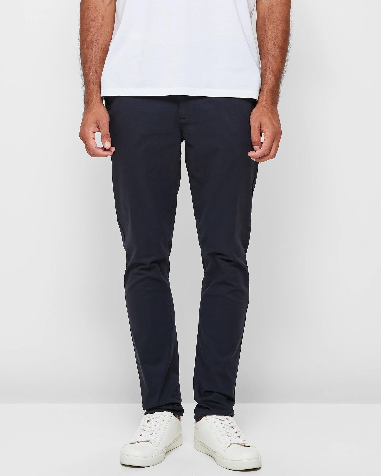 2 Target Slim Chino Pants NAVY BLUE, 2 of 5