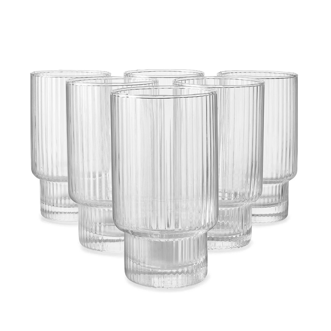 1 6 Linear Hiball Glasses, 1 of 6