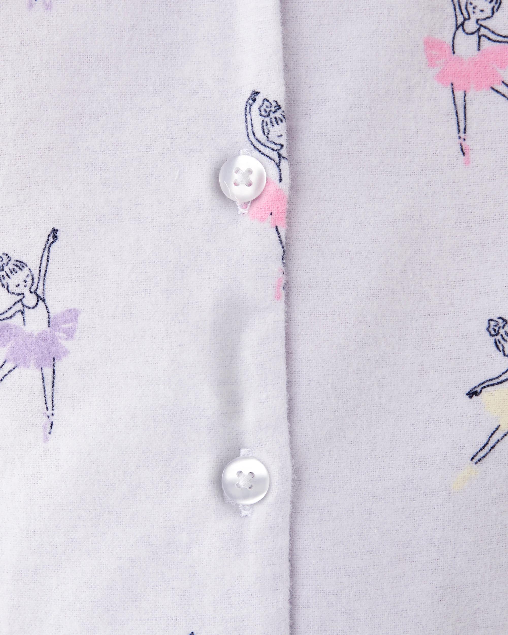 5 Flannel Pyjama Set Pur Ballet, 5 of 9