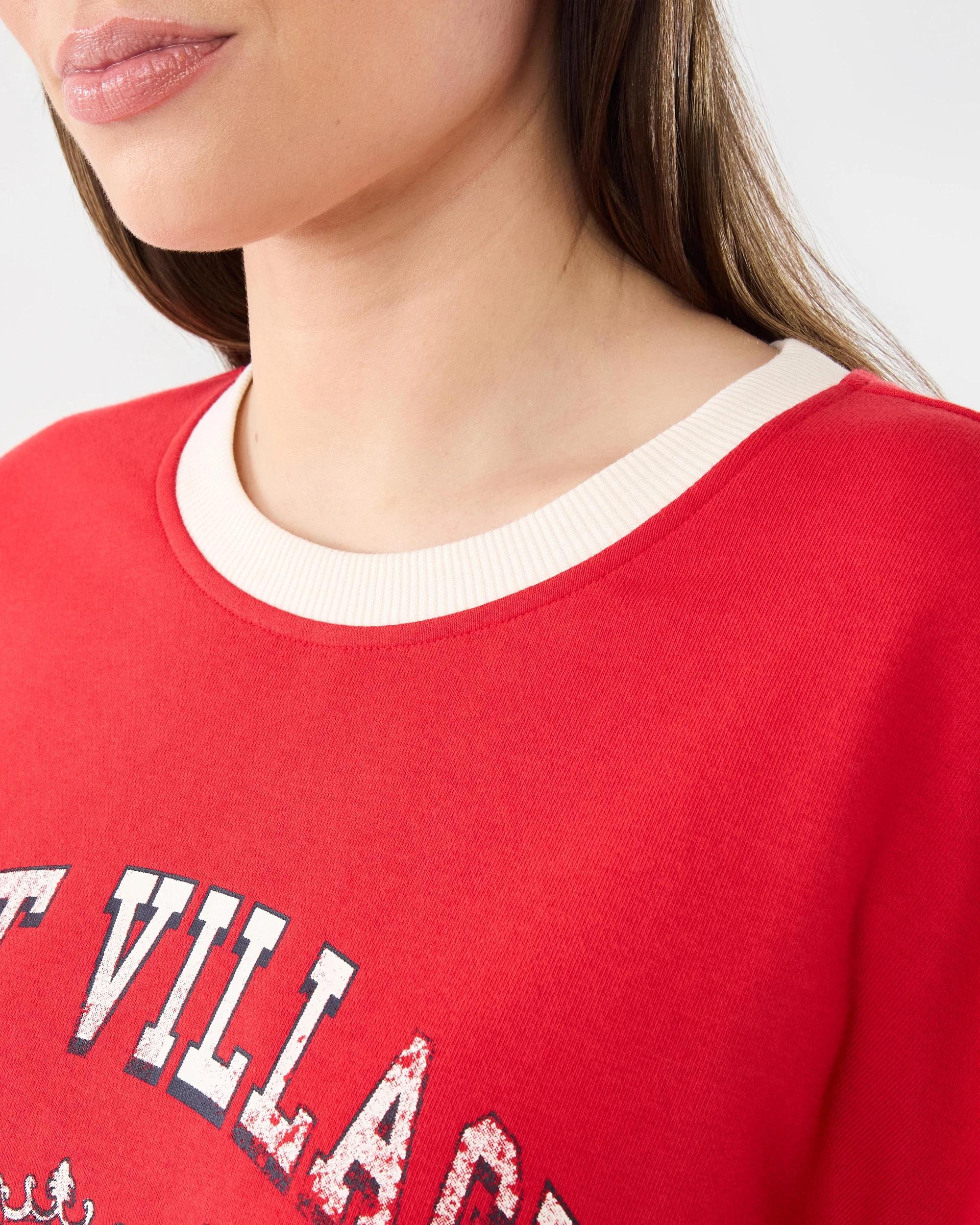 6 Print French Terry Sweatshirt East Crest, 6 of 8