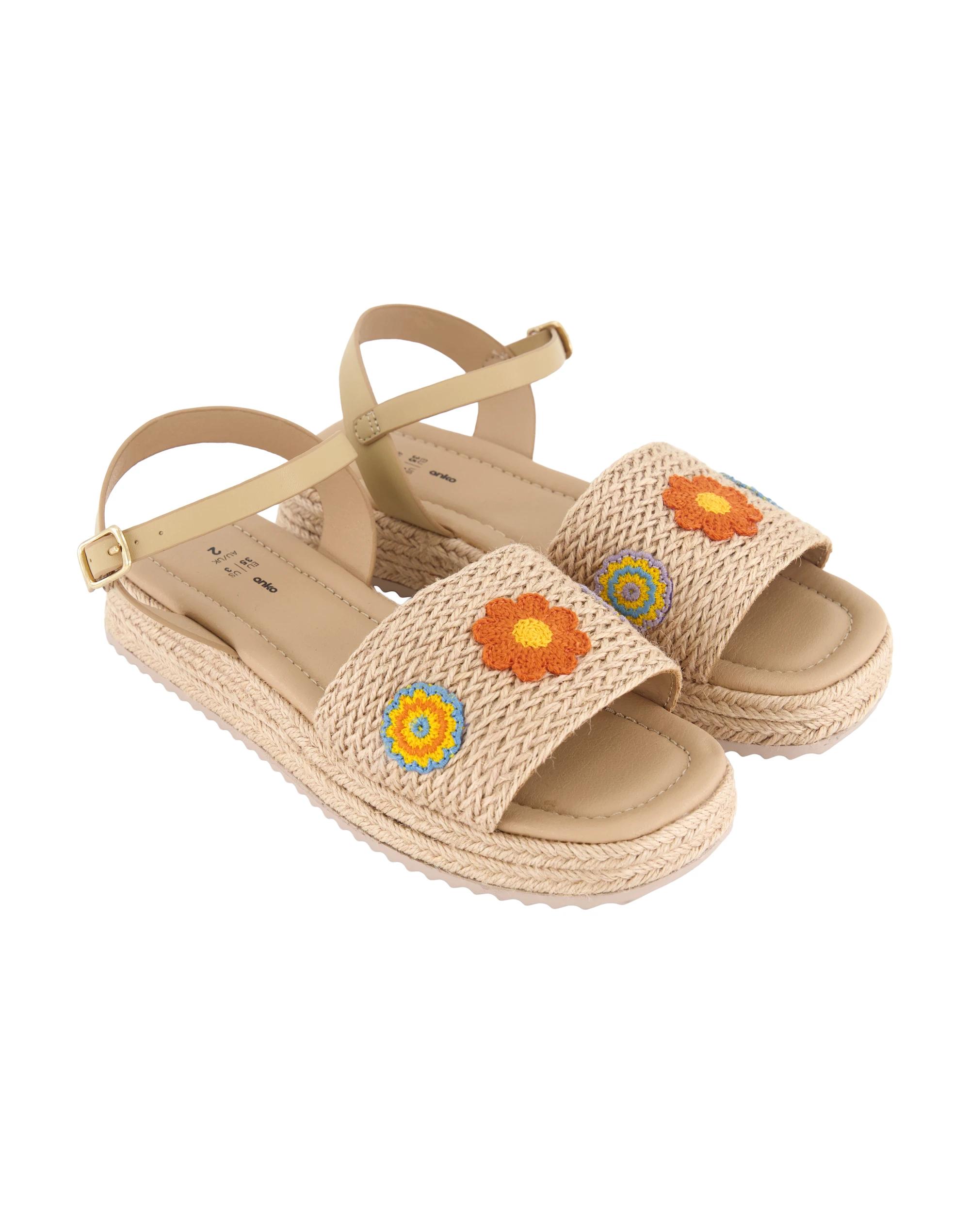 2 Senior Plaided Sandals Plaitflowr, 2 of 4