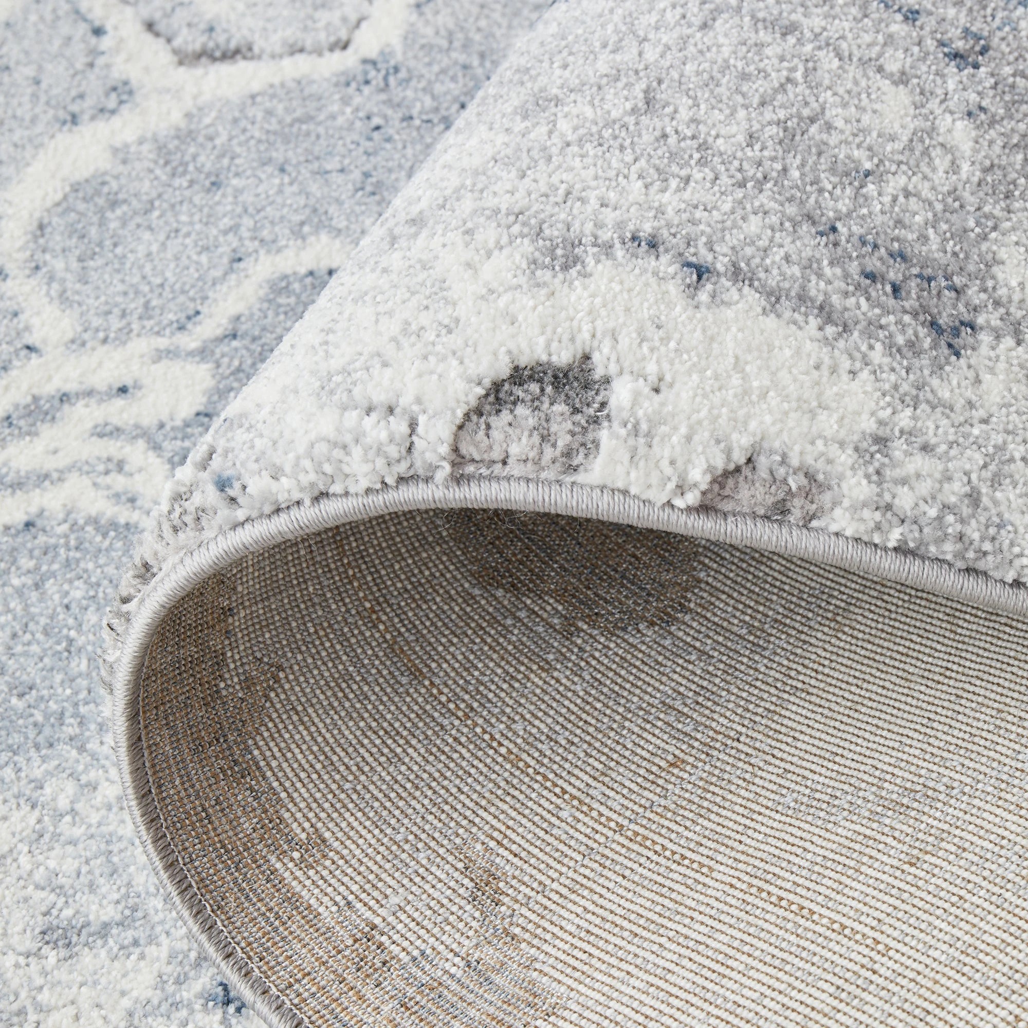 6 Common Ground Rugs Stonefall 222 400x300cm - Extra Extra Large Floor Rug - Blue, 6 of 7