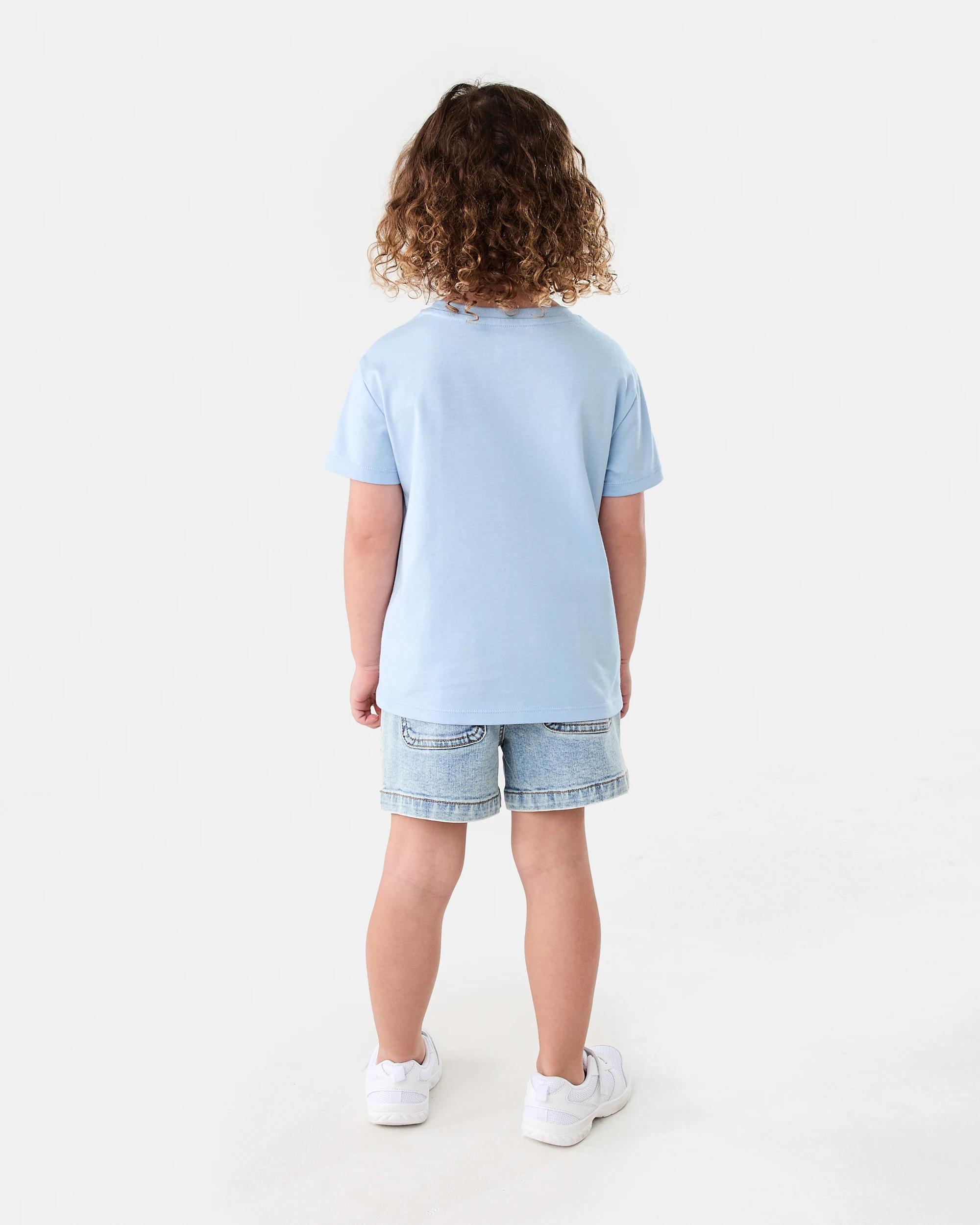 7 Printed T-shirt Blue Bunny, 7 of 7