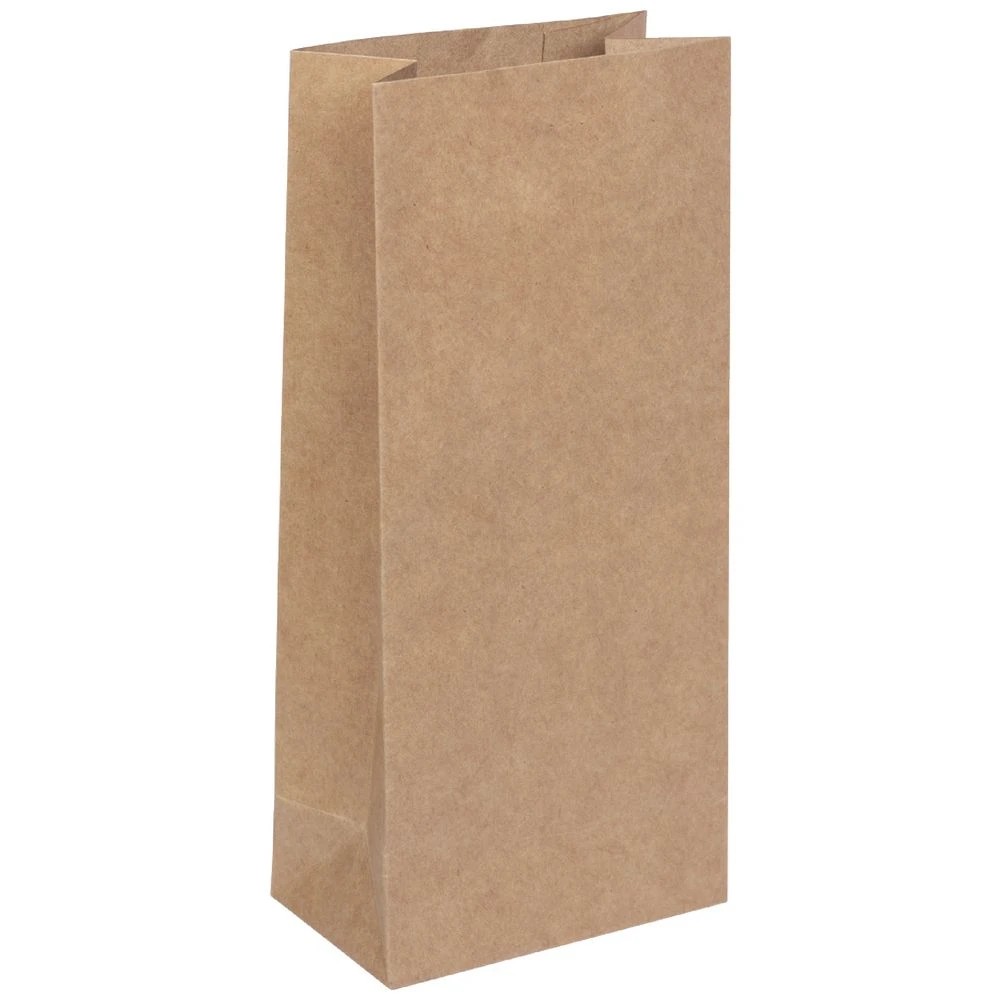 1 J.Burrows Paper Bag Medium Brown 25 Pack, 1 of 2