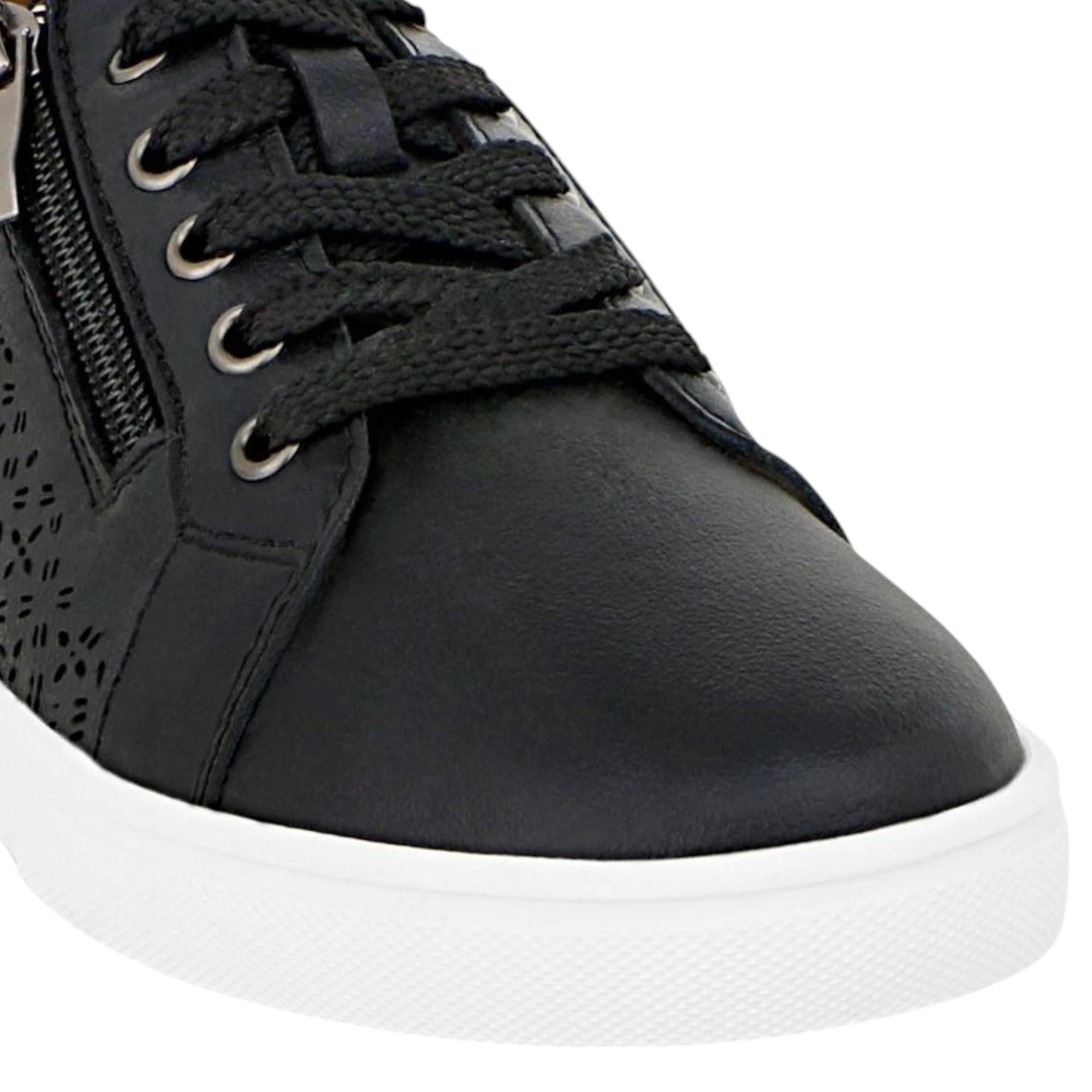 3 Natural Comfort Womens Serpho Sneaker Shoes BLACK, 3 of 3