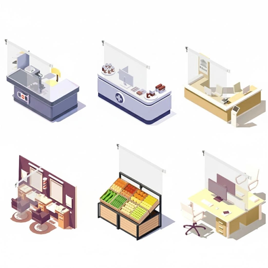 2 Instahut Outdoor Blinds Transparent Roll Down Awning Window Shade 1.5X2.4M - Clear, 2 of 4