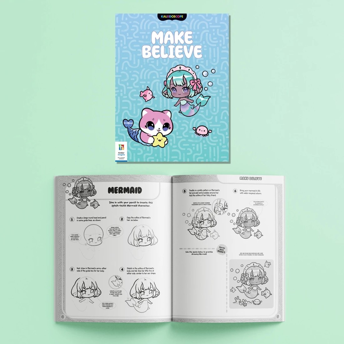 6 Kaleidoscope Draw Kawaii Ultimate Kit - Book, 6 of 10