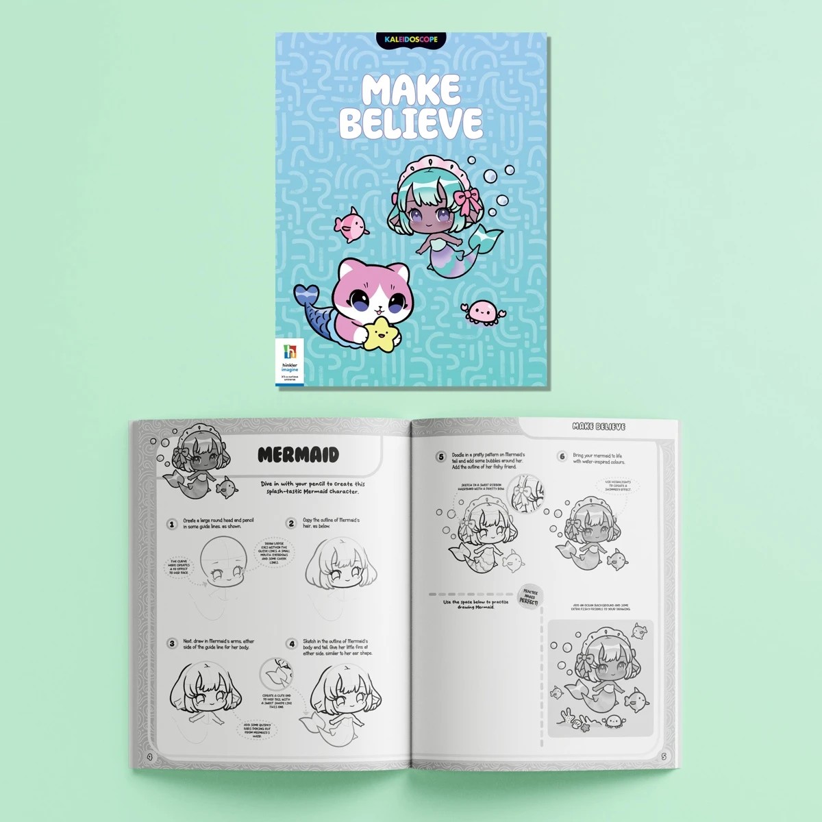 6 Kaleidoscope Draw Kawaii Ultimate Kit - Book, 6 of 10