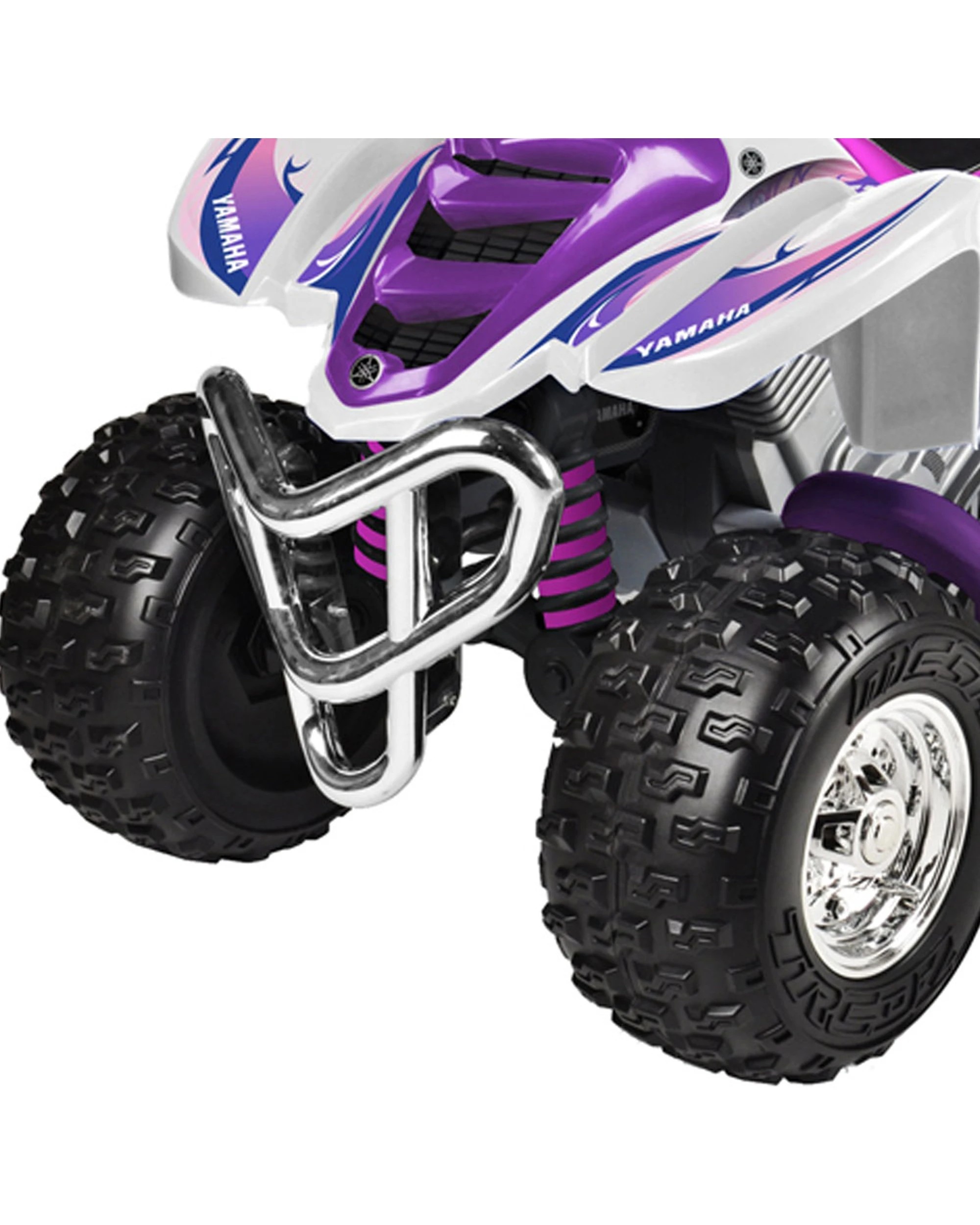 2 Yamaha Kids Children 12V Electric Raptor ATV Ride On Girls Toy - Purple, 2 of 5