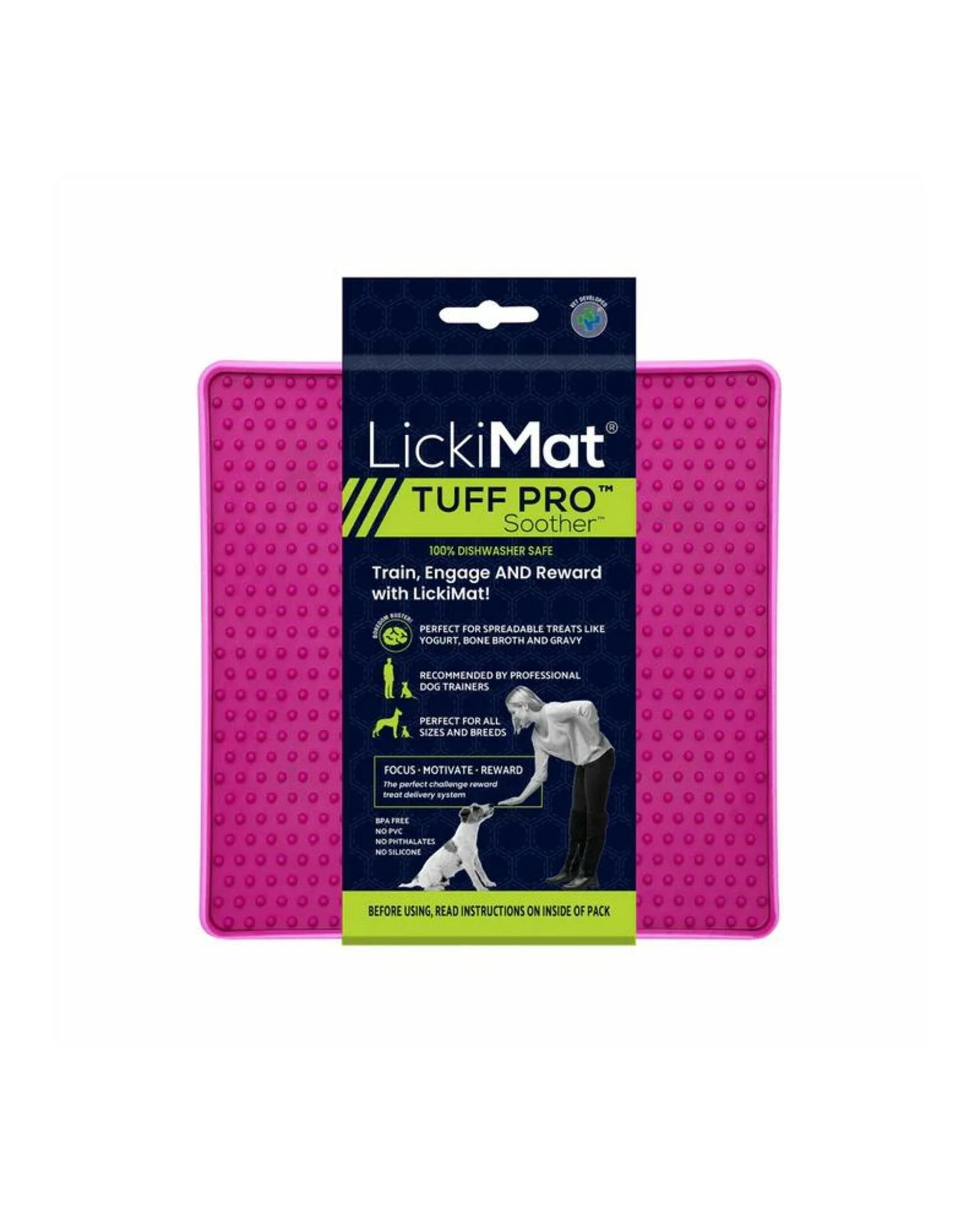 1 Lickimat Dog Feeder Pro Soother Pink, 1 of 1