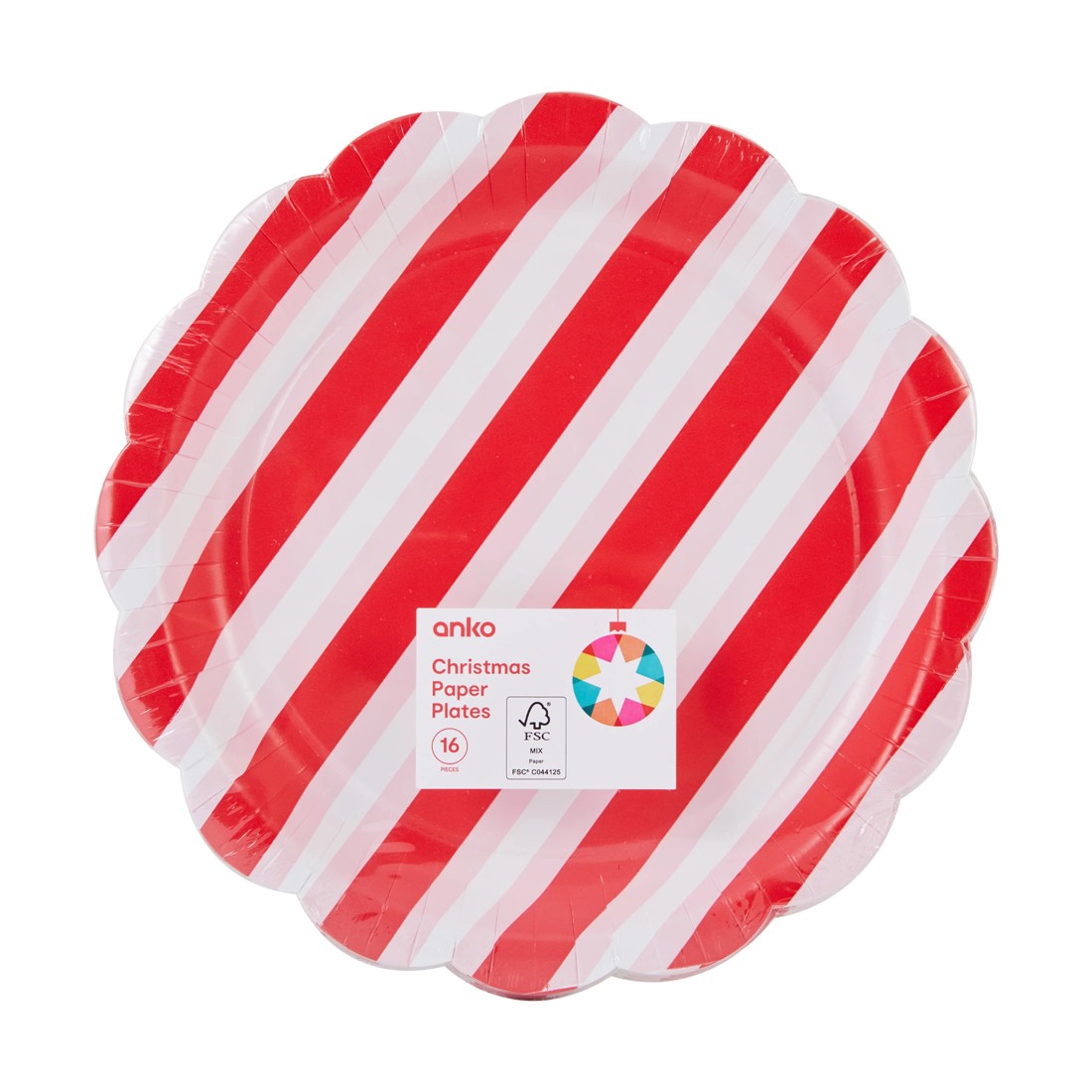 4 16 Piece Christmas Paper Plates, 4 of 4