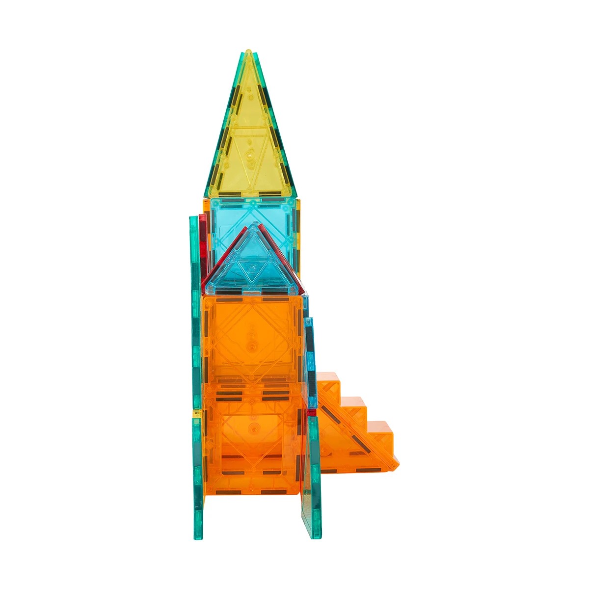 3 50 Piece Magnetic Tiles Castle Set, 3 of 10