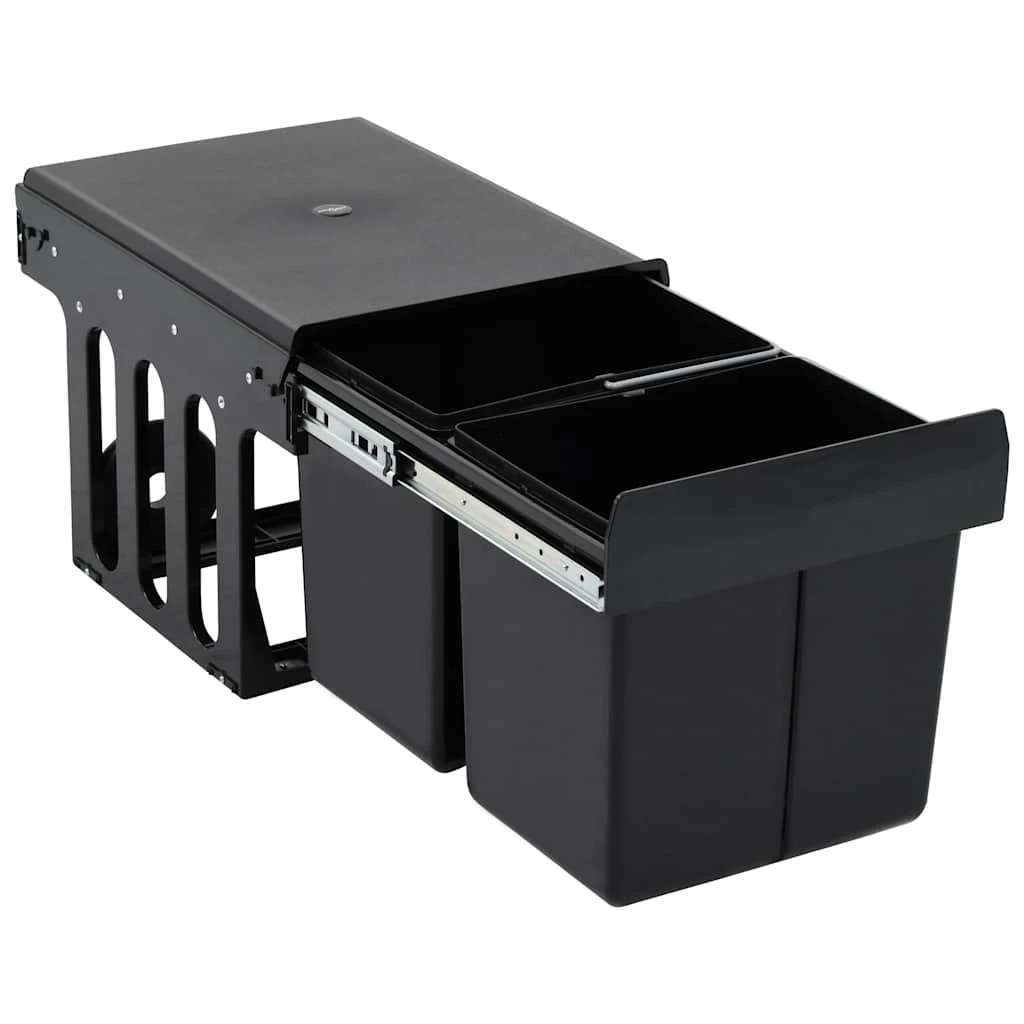 3 Vidaxl Garbage Can - Black, 3 of 7