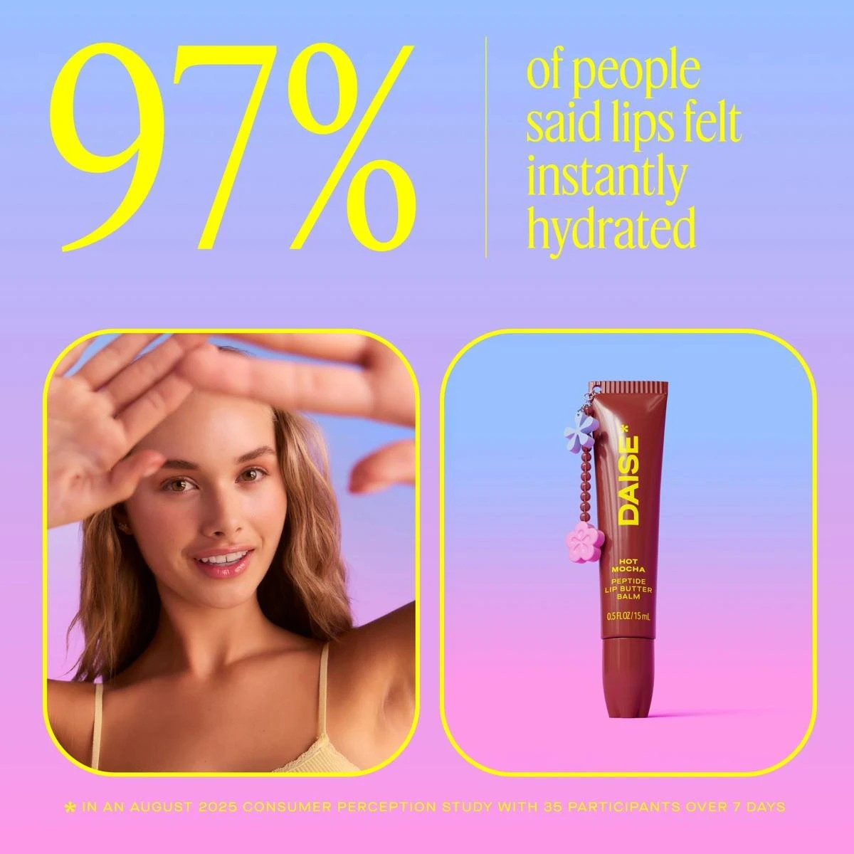 10 DAISE Peptide Lip Butter Balm 15ml - Hot Mocha, 10 of 10