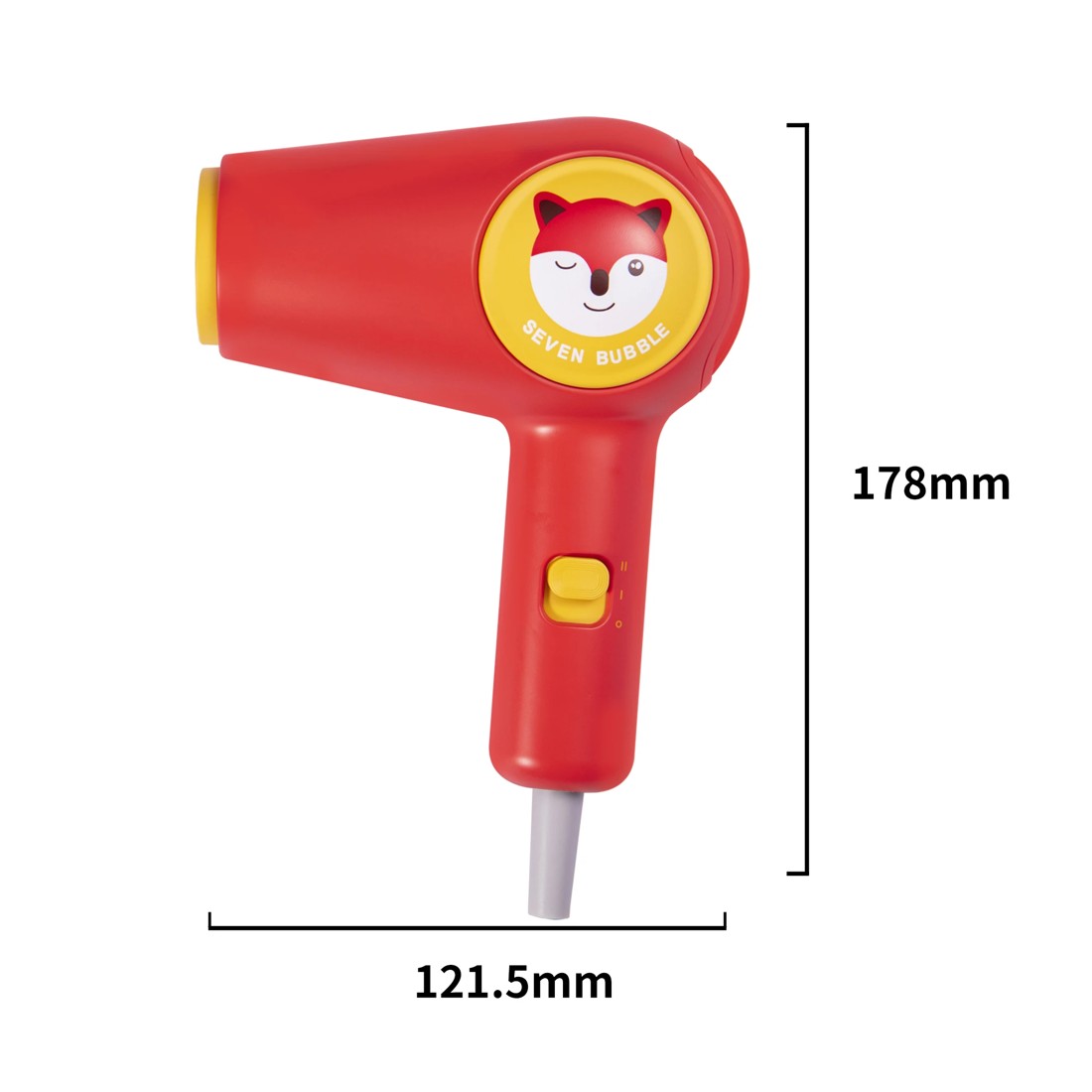 3 Traderight Low Heat Speed Baby Hair Dryer - Red, 3 of 6