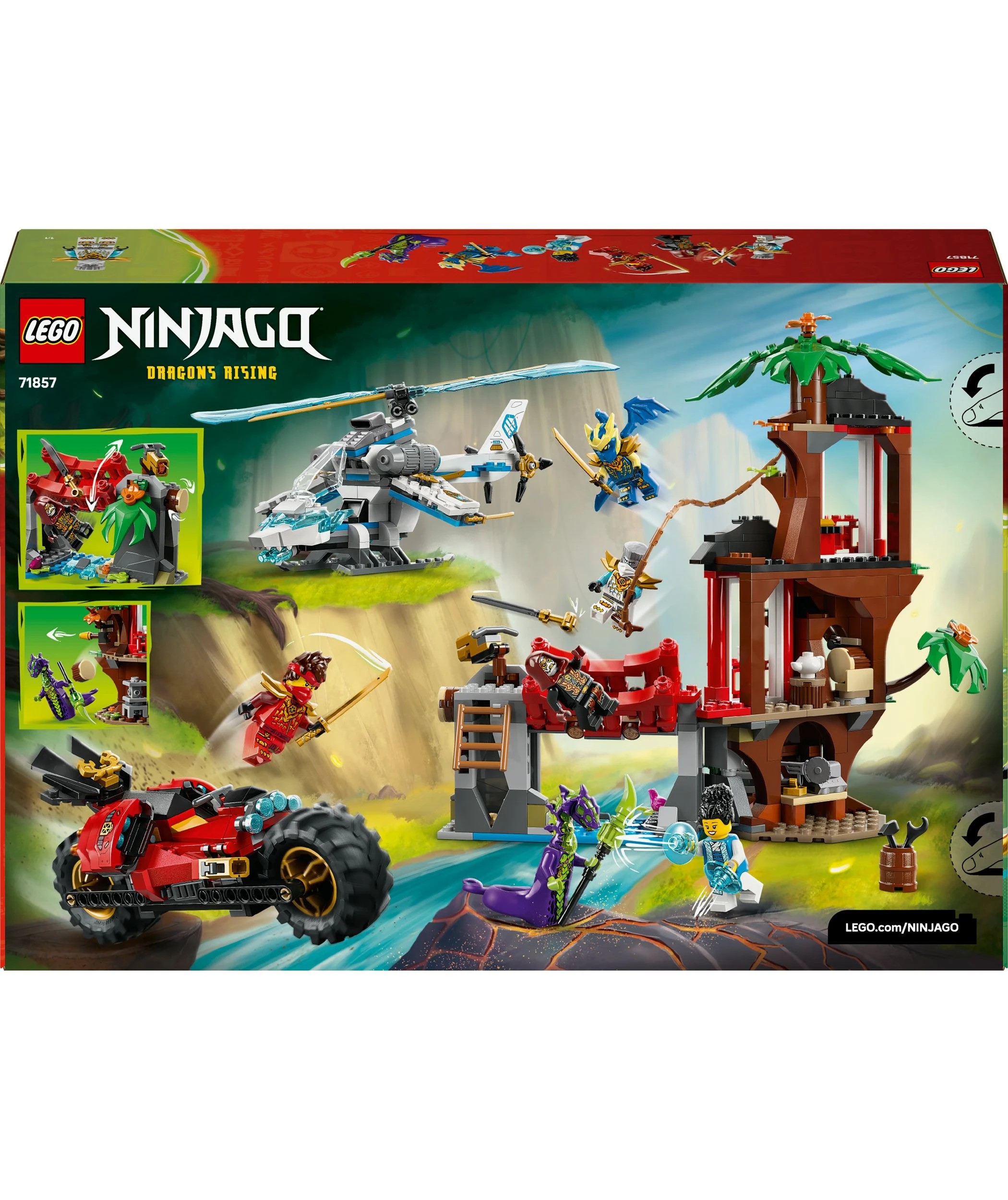 10 LEGO NINJAGO Ninja Vehicle Tree House Battle 71857, 10 of 10