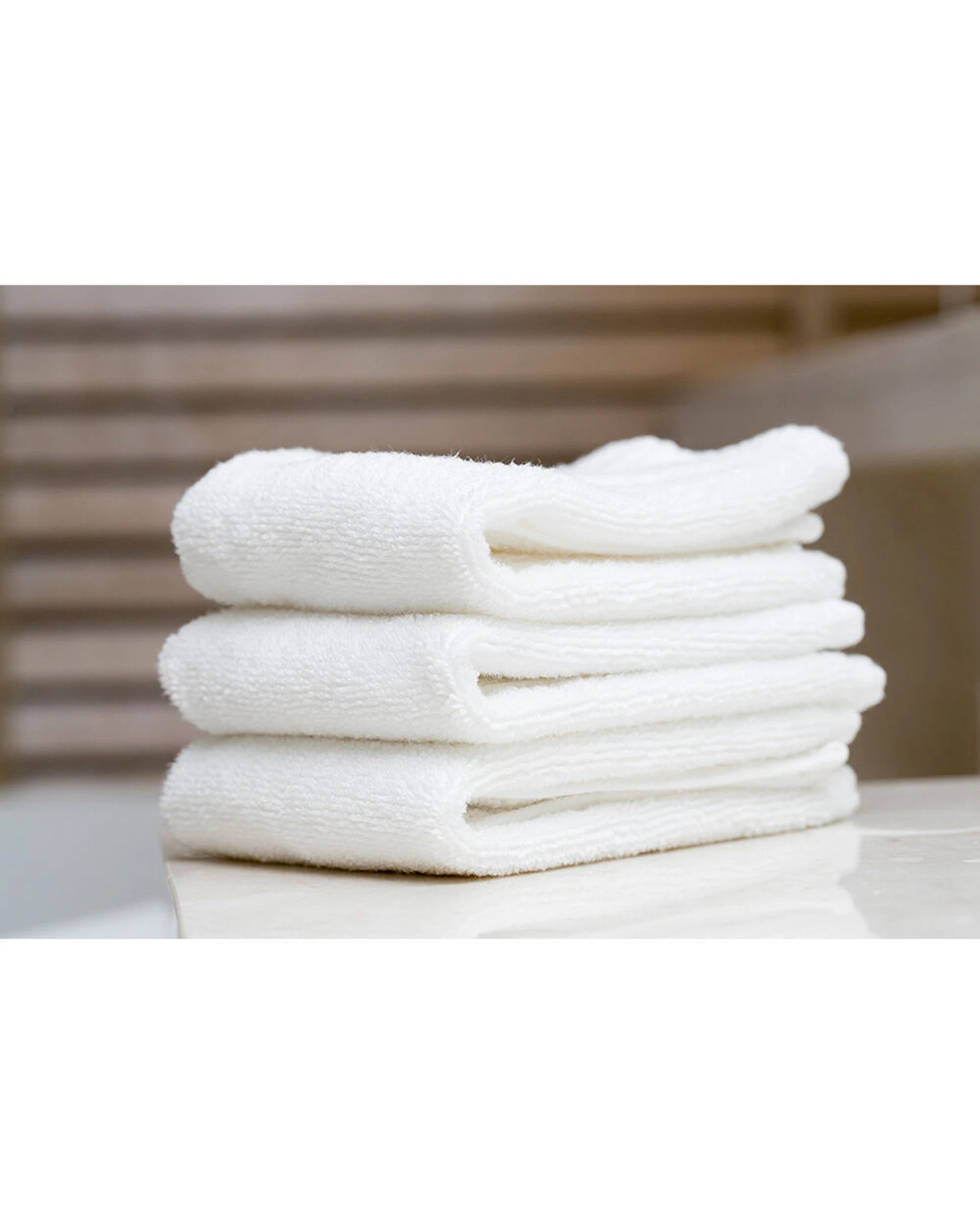 4 Jason Commercial J-Dry Supreme Face Washer 50PK 33x33cm 500GSM - White, 4 of 4