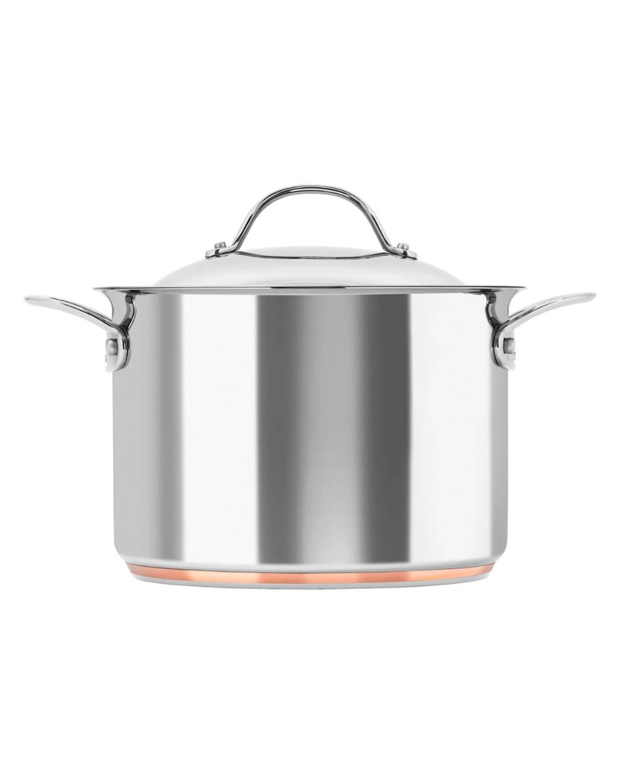 2 Chasseur Le Cuivre Stock Pot with Lid 24cm  7.6L Stainless Steel, 2 of 2