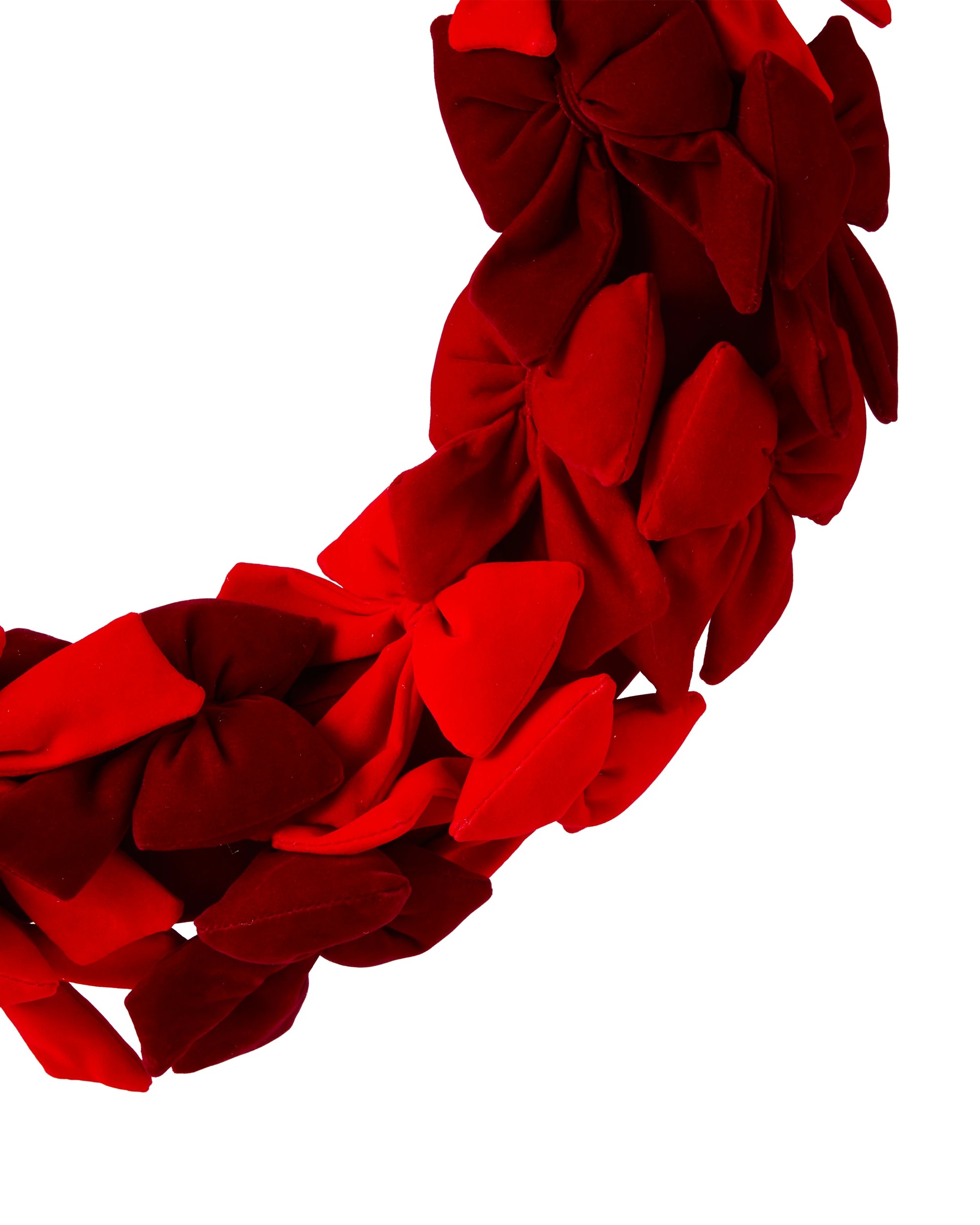 2 Velvet Bow Wreath, 2 of 4