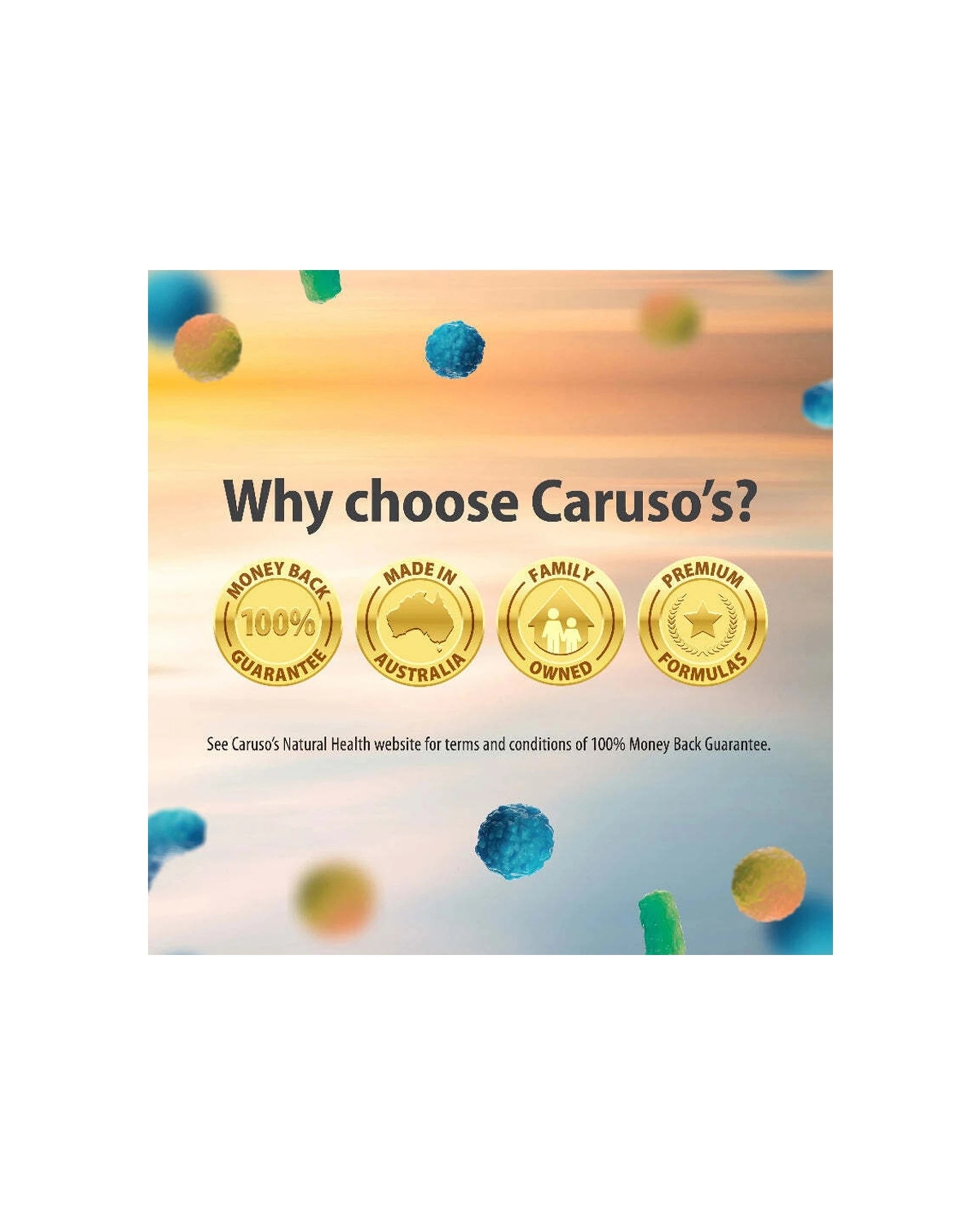 5 Caruso's 60pc Poo Eze Probiotic Hard Capsules Constipation Relief, 5 of 5